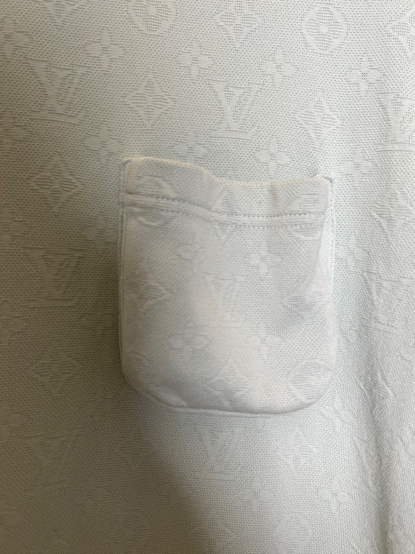 Louis Vuitton Monogram Mint Green Pocket T-shirt — detail
