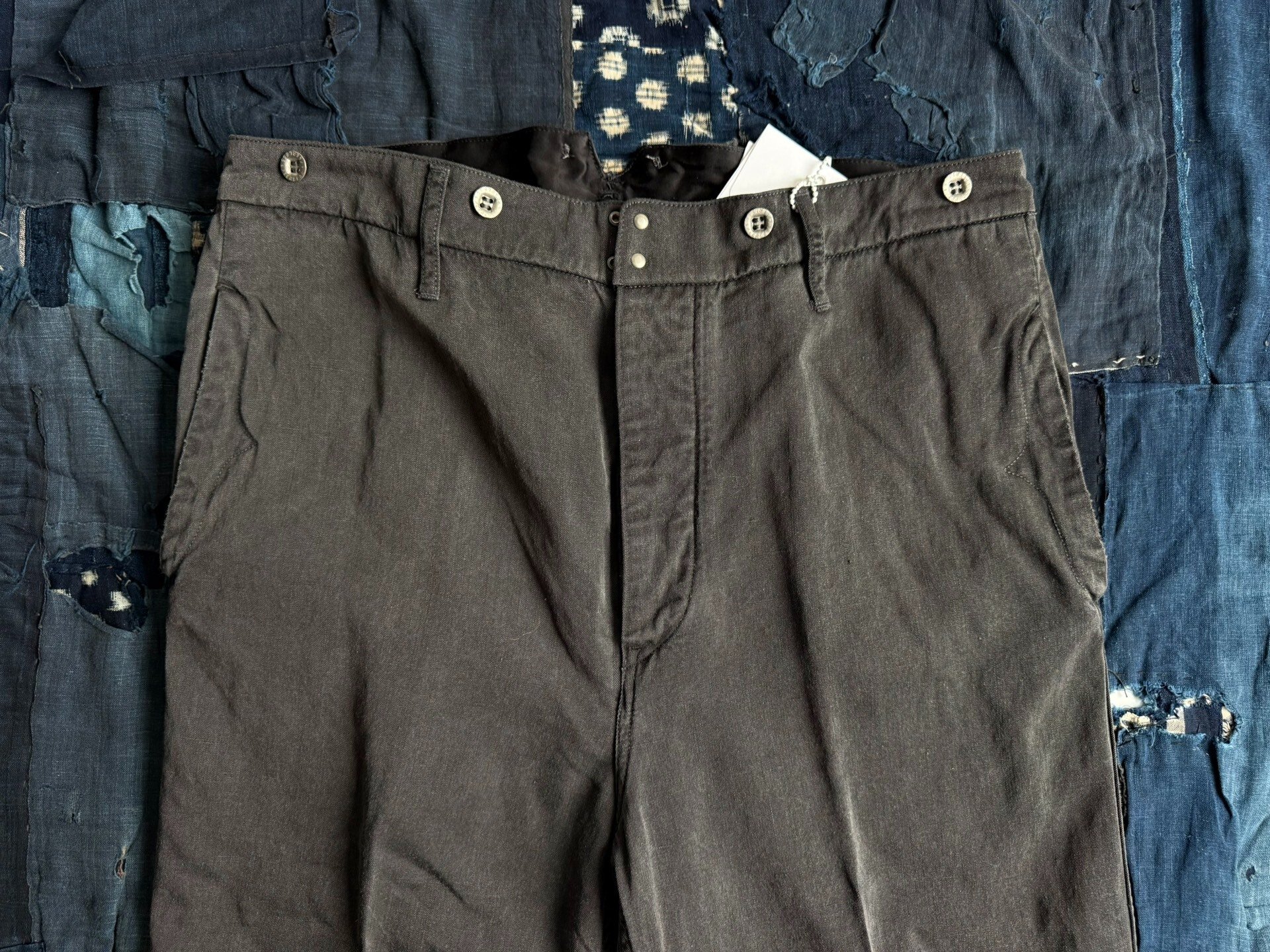 VISVIM 25AW PASTORAL HW PANTS DMGD — label