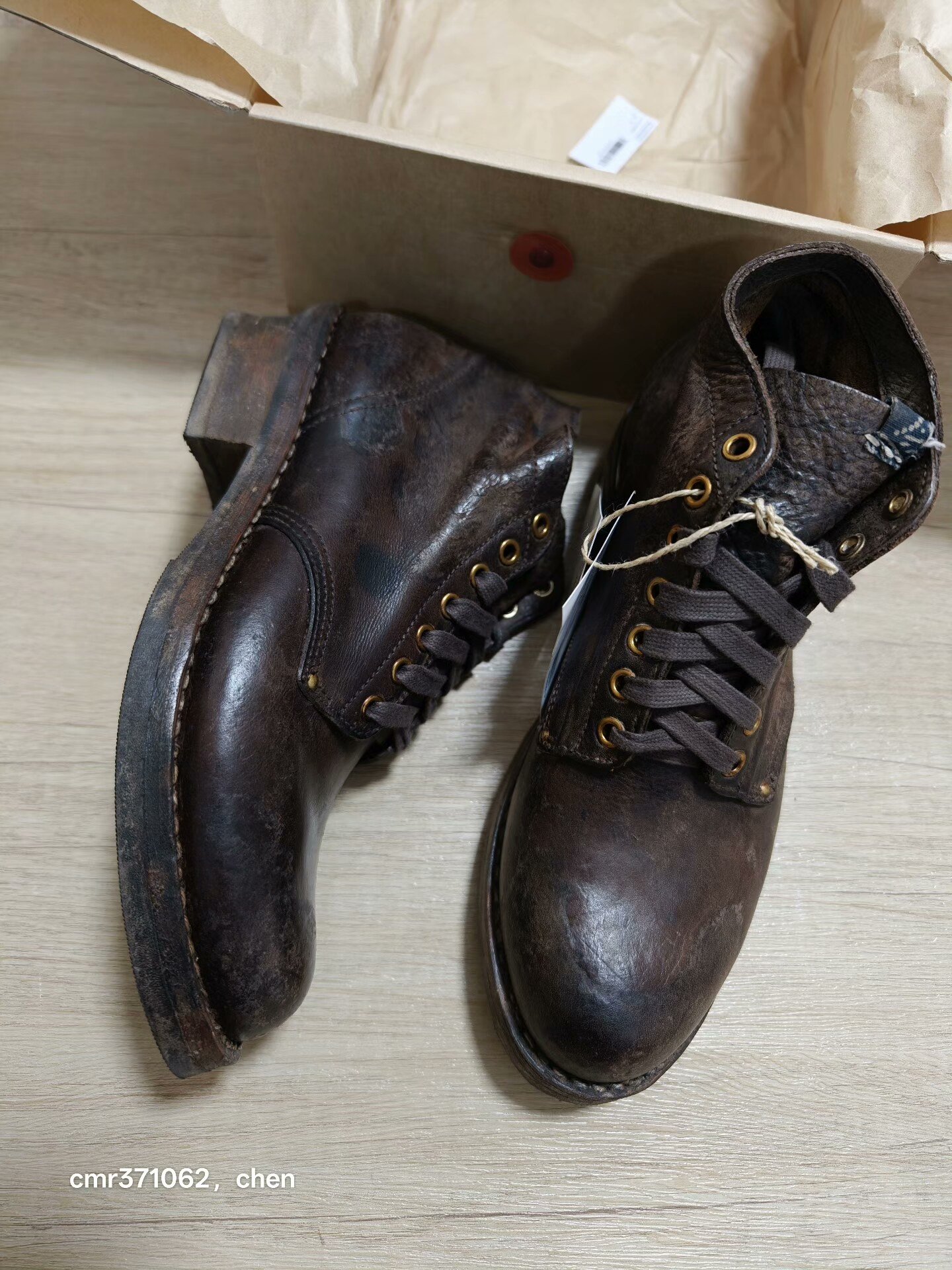 VISVIM 26 ICT BRIGADIER BOOTS — front