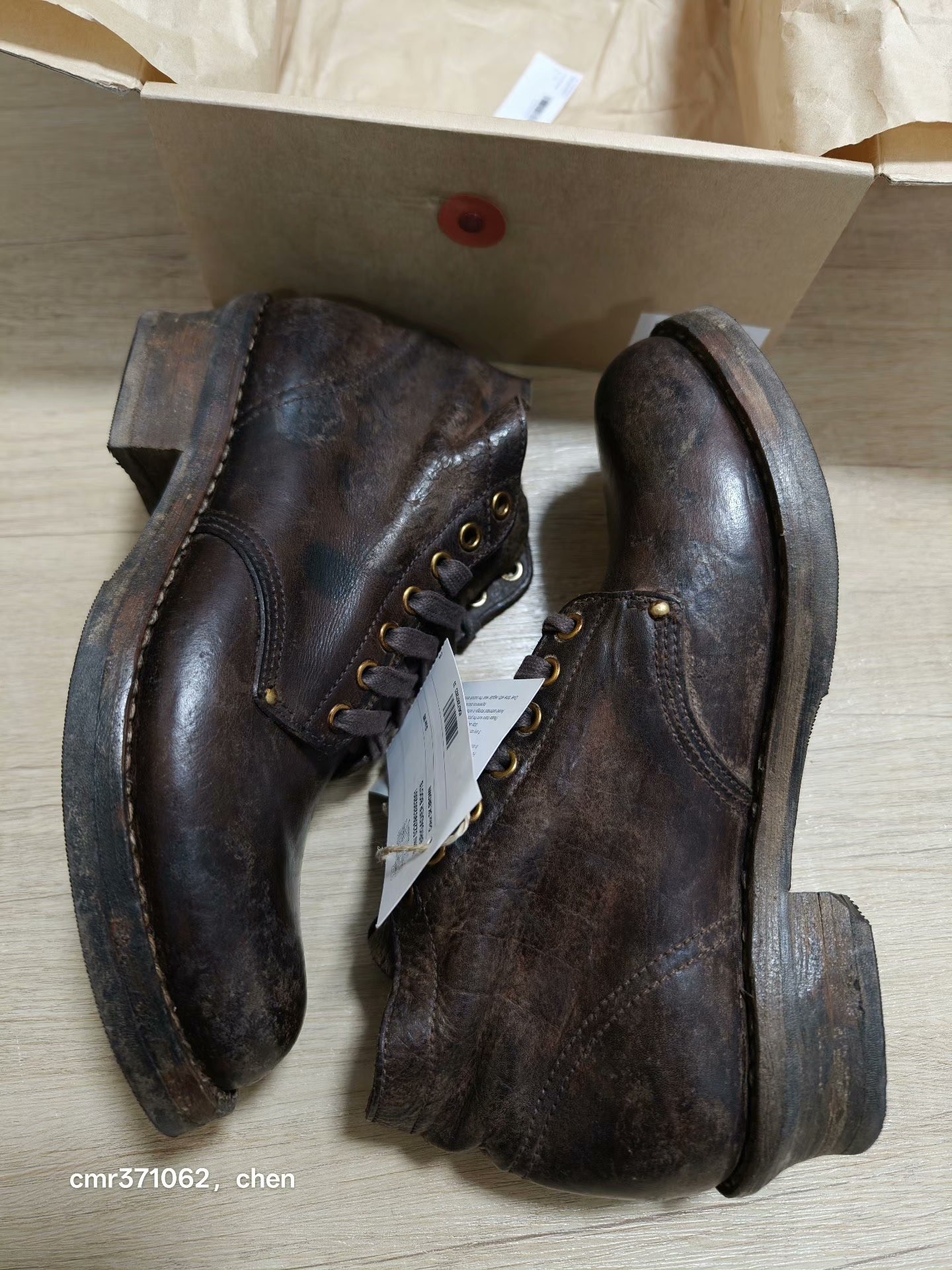 VISVIM 26 ICT BRIGADIER BOOTS — detail