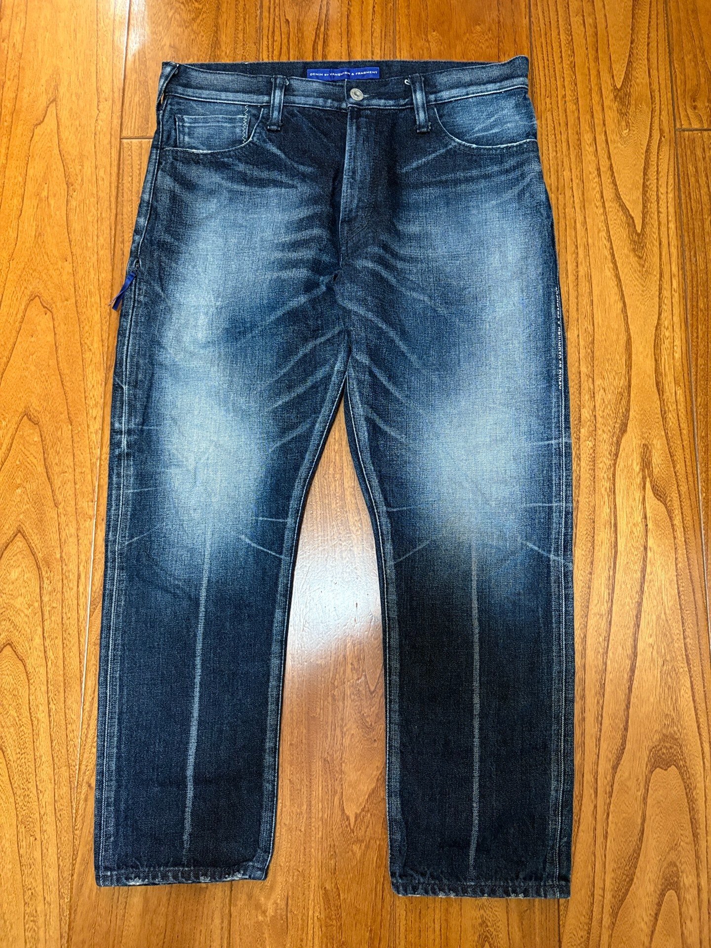 Vanquish & Fragment Cropped Denim Jeans
