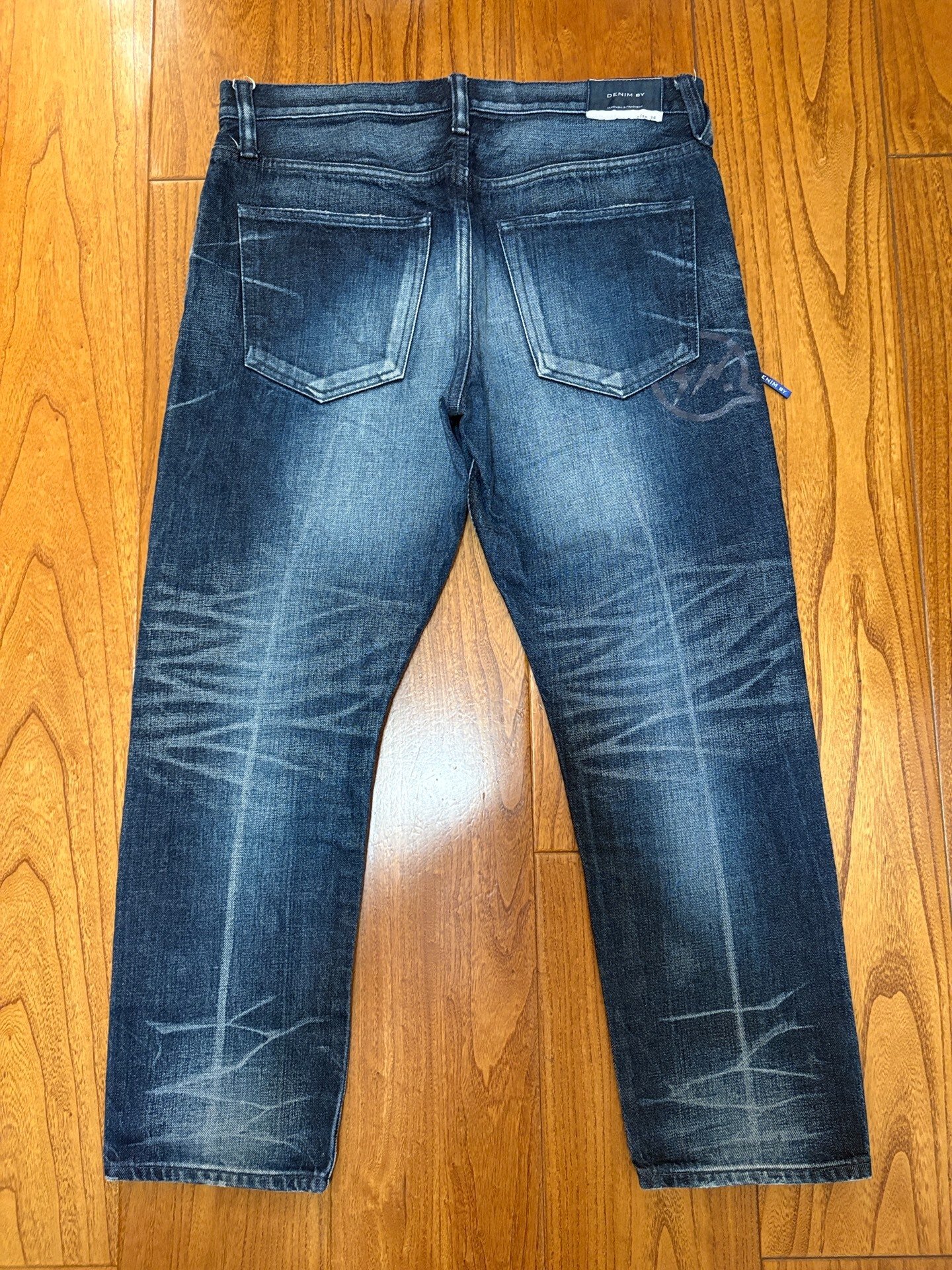 Vanquish & Fragment Cropped Denim Jeans — front