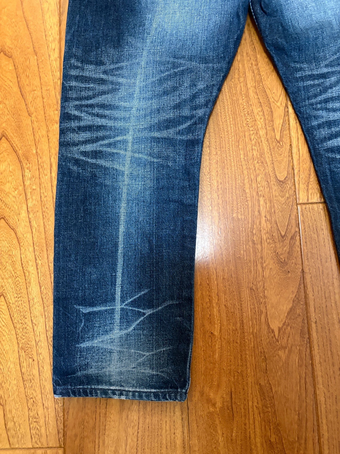 Vanquish & Fragment Cropped Denim Jeans — back