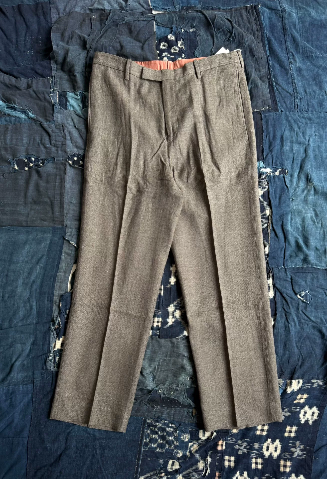 VISVIM 25AW Wide Slack Wool-Linen Trousers