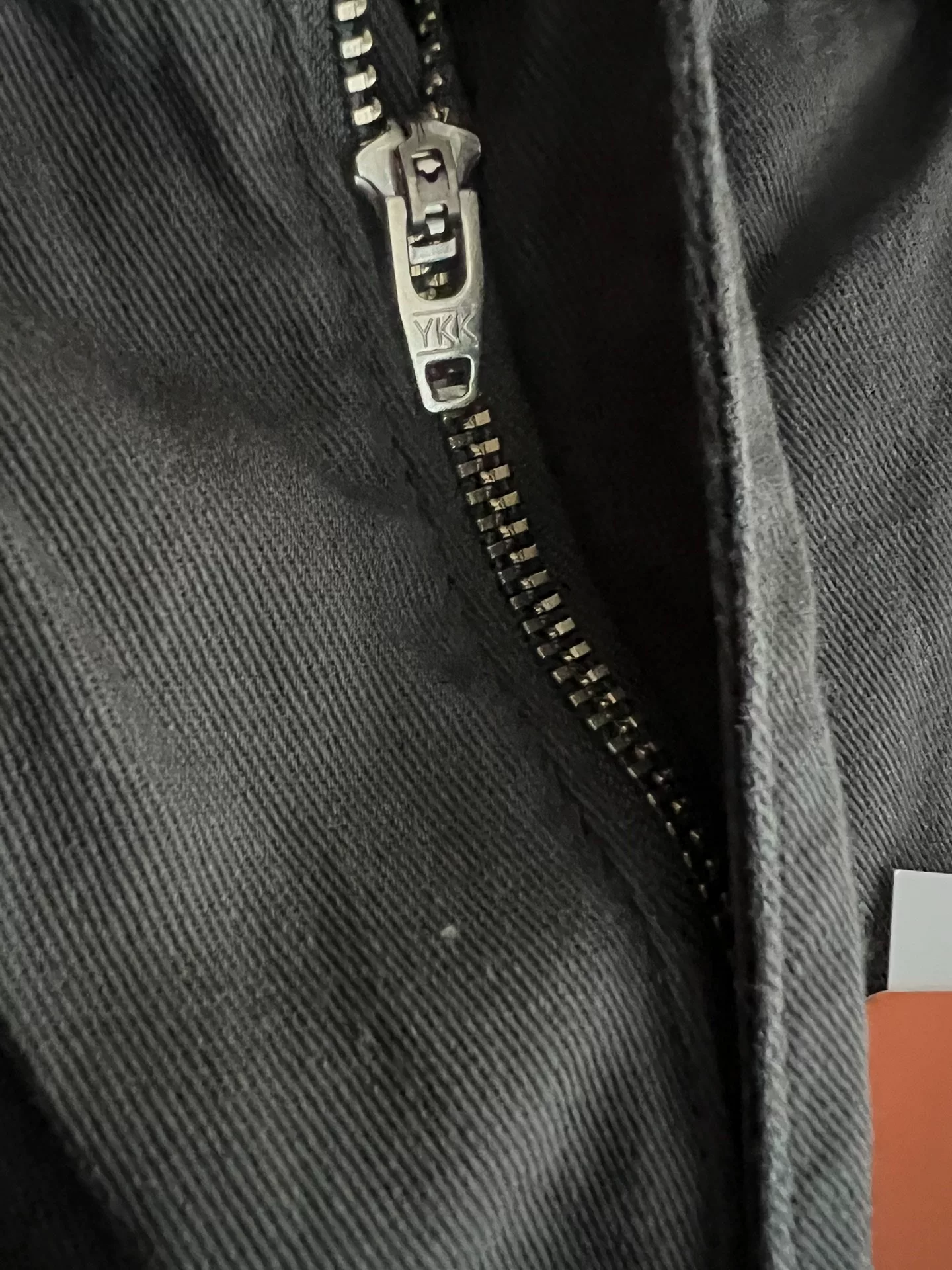 KRIFF MAYER Washed Distressed Cargo Shorts — label