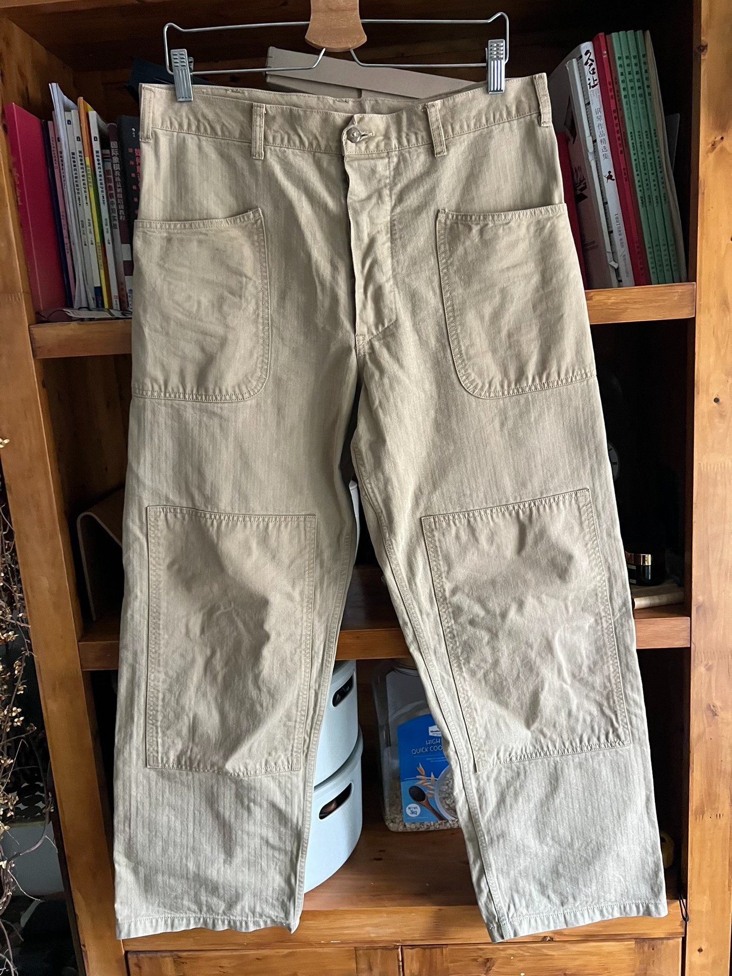 Colimbo Japanese Herringbone Military Deck Pants — front