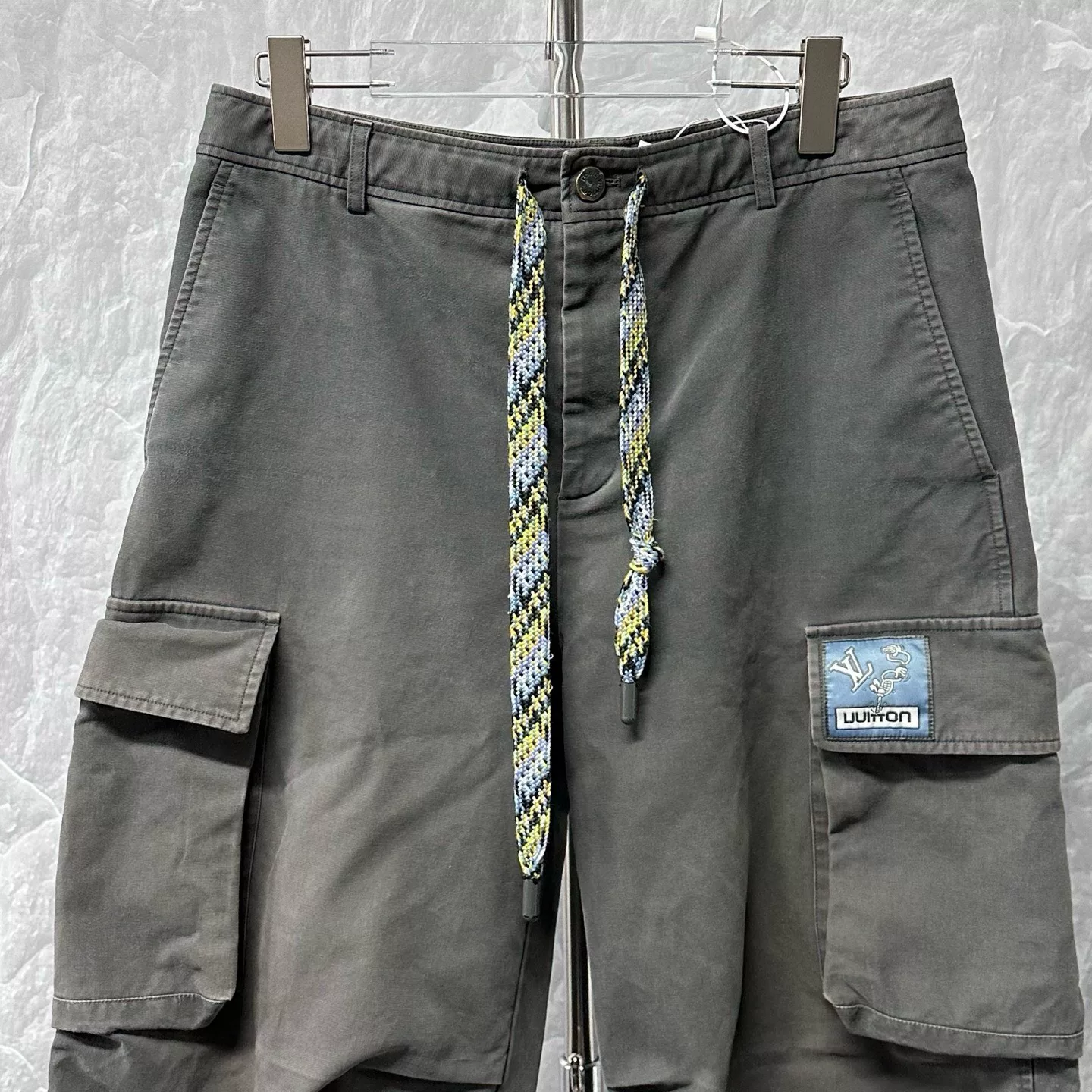 Louis Vuitton Utility Patchwork Cargo Jeans — front