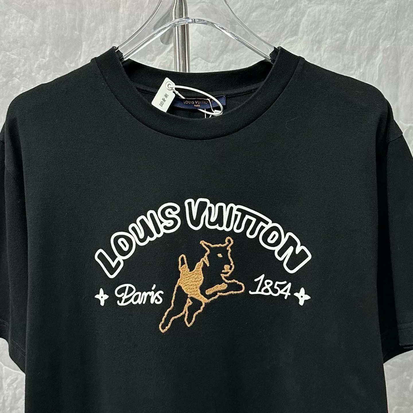 Louis Vuitton FW24 Tyler Embroidered Letter Tee — front