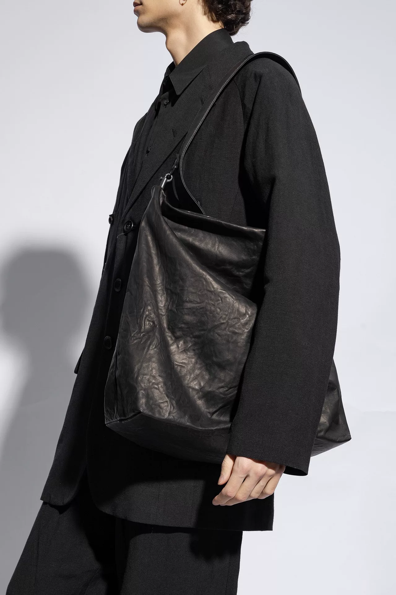 Yohji Yamamoto 24SS Limited Horse Leather 2Way Bag — detail