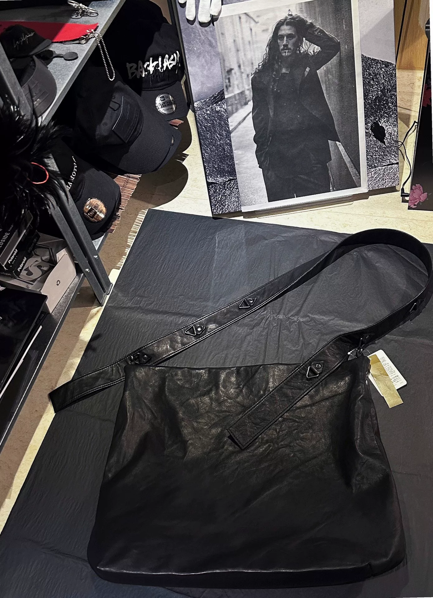 Yohji Yamamoto 24SS Limited Horse Leather 2Way Bag — front