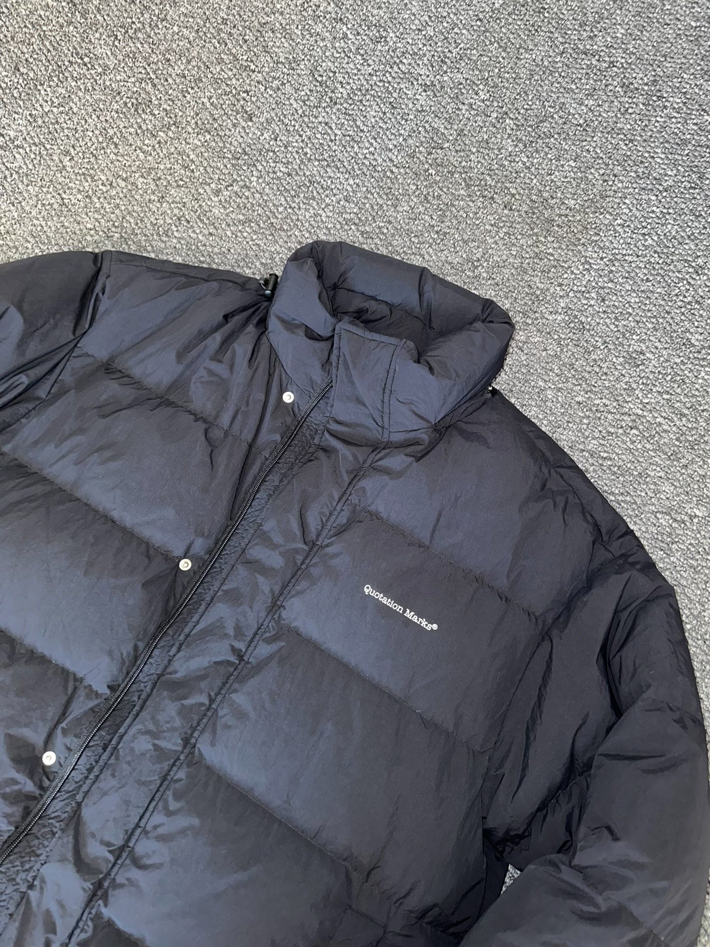Goose Down Jacket Size L — front