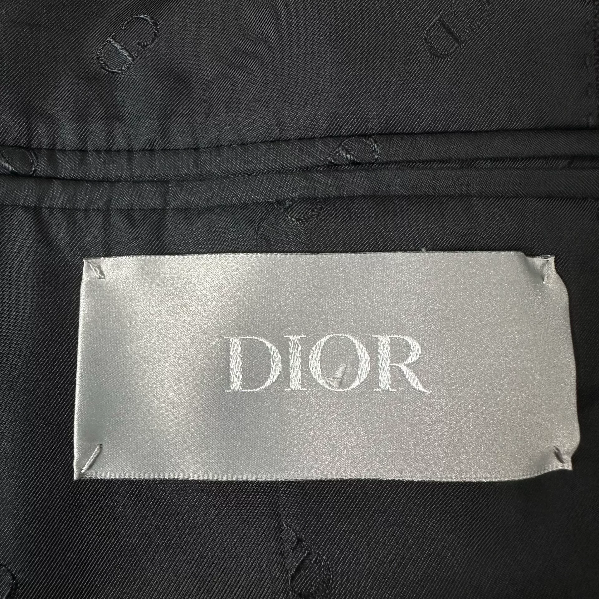 Dior Man Black Court-Style Tailcoat — back