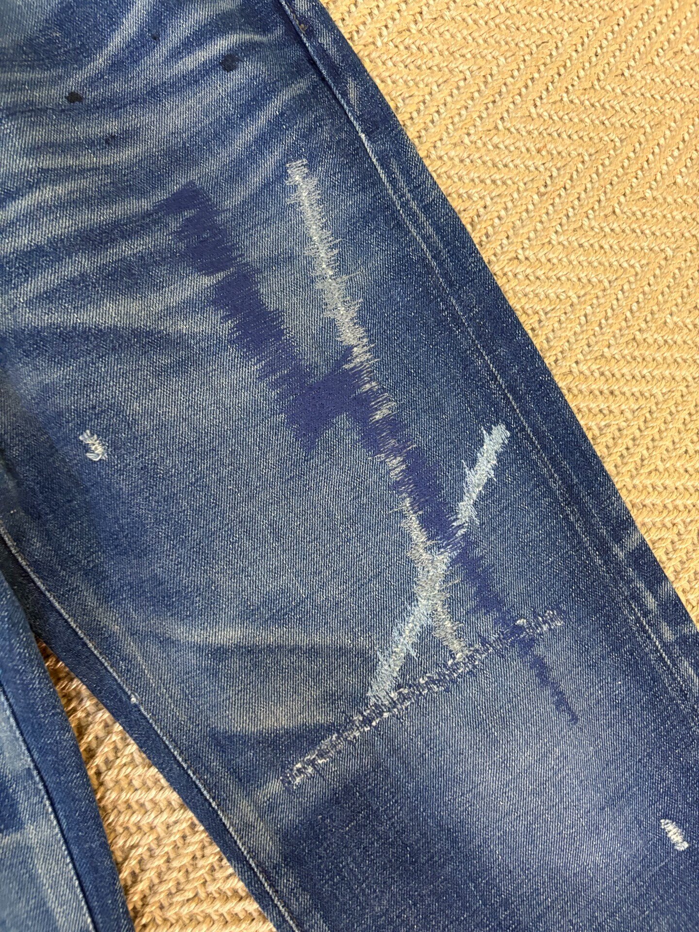 Neighborhood 07 FLASH Denim Jeans — label