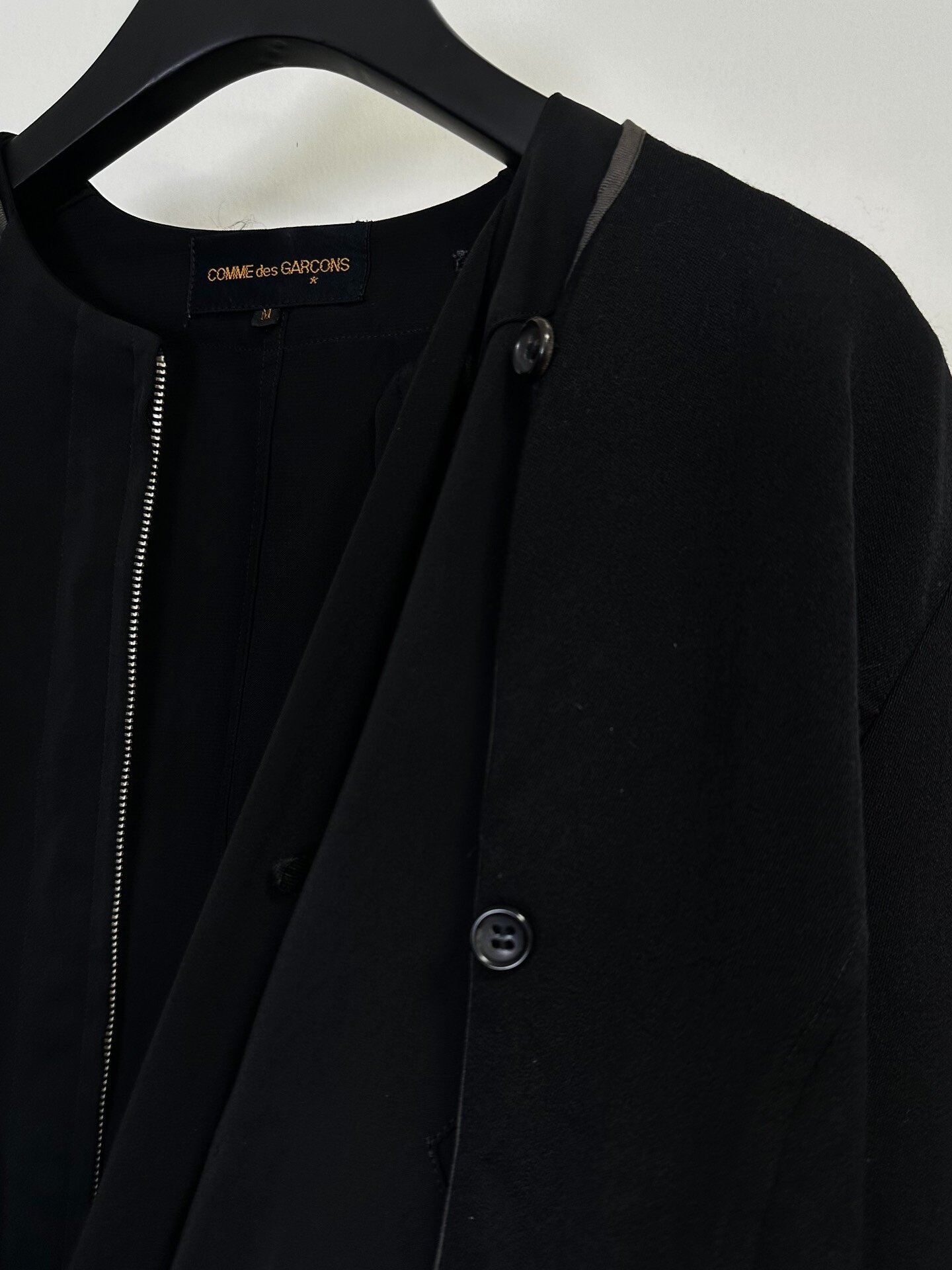Comme des Garçons 1989AW Double-Layer Coat — back