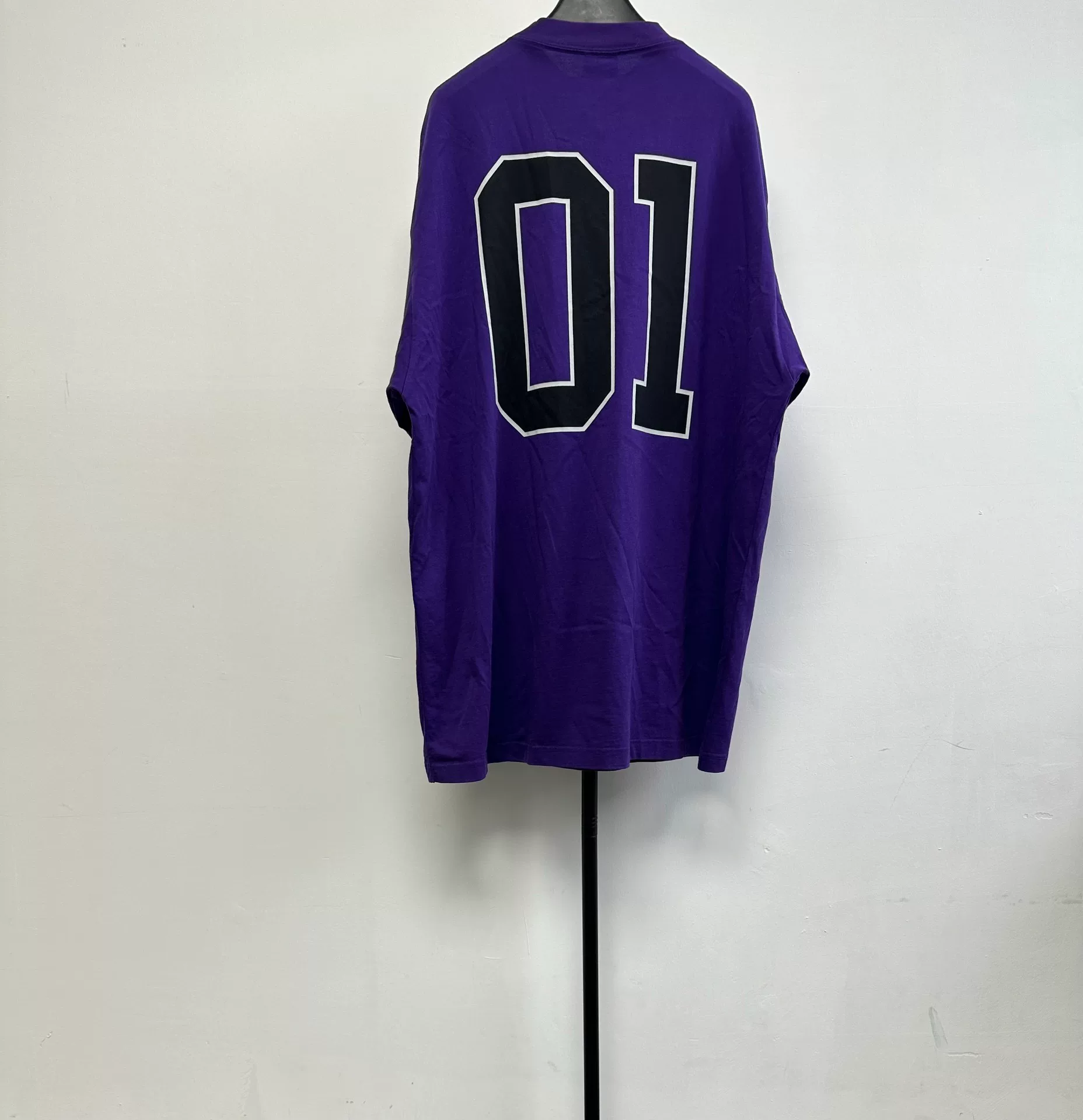 Balenciaga Basketball Purple '01' T-shirt — front