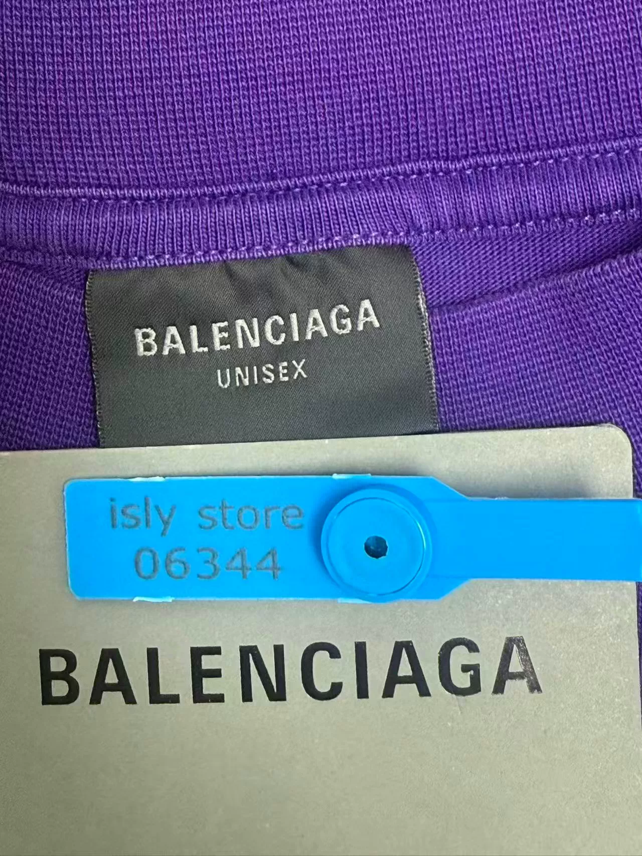 Balenciaga Basketball Purple '01' T-shirt — back