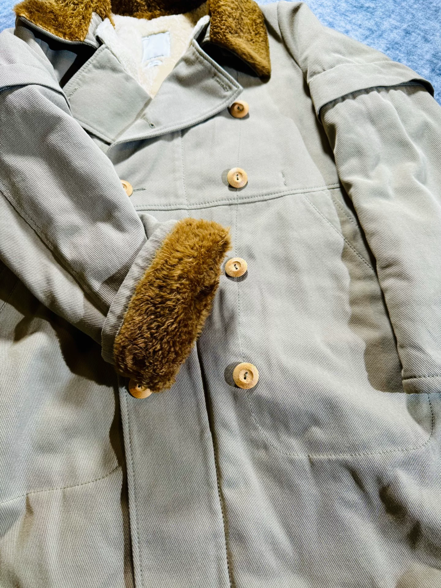 visvim howland sheepskin IT coat — back