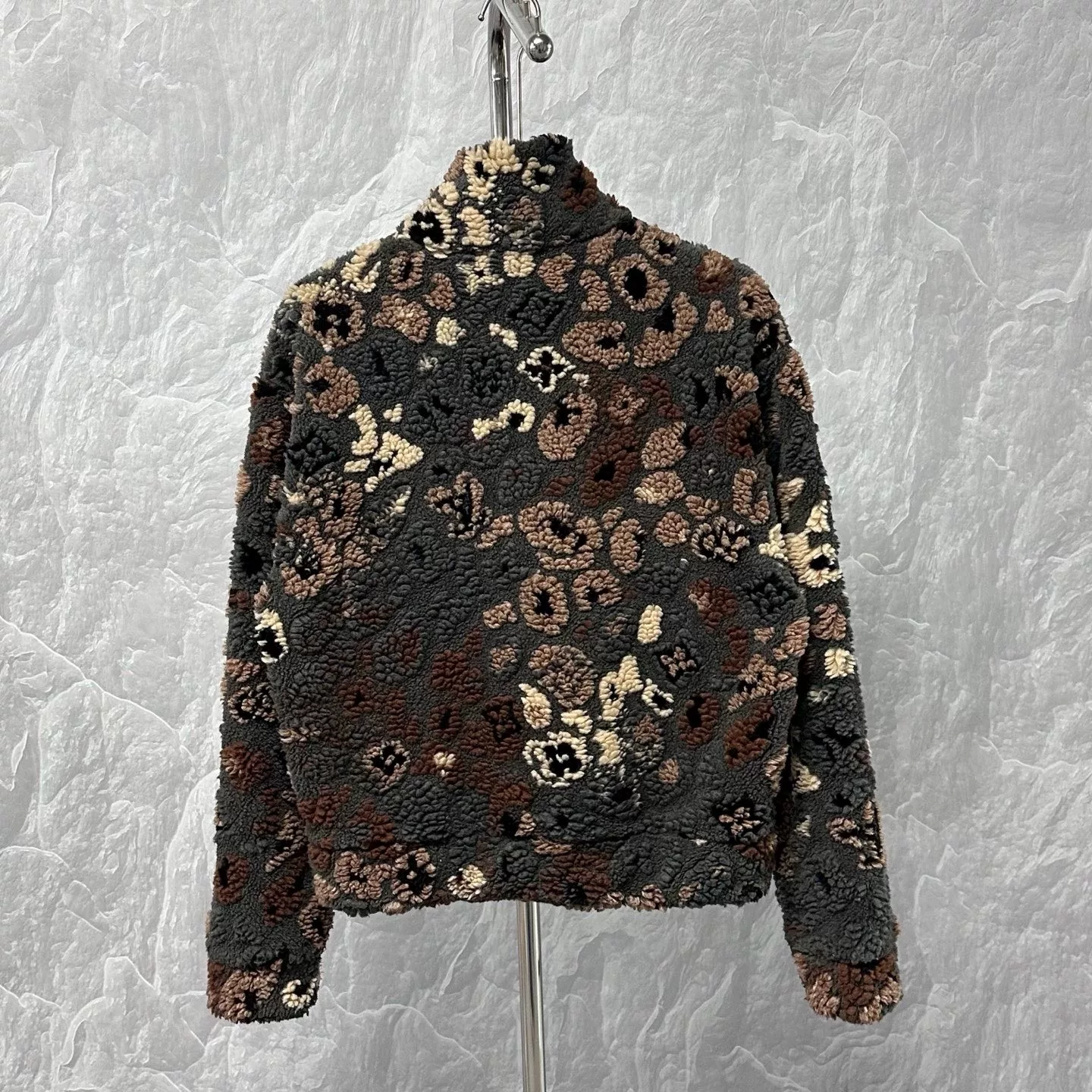 Louis Vuitton FW25 Nigo Teddy Jacket — front