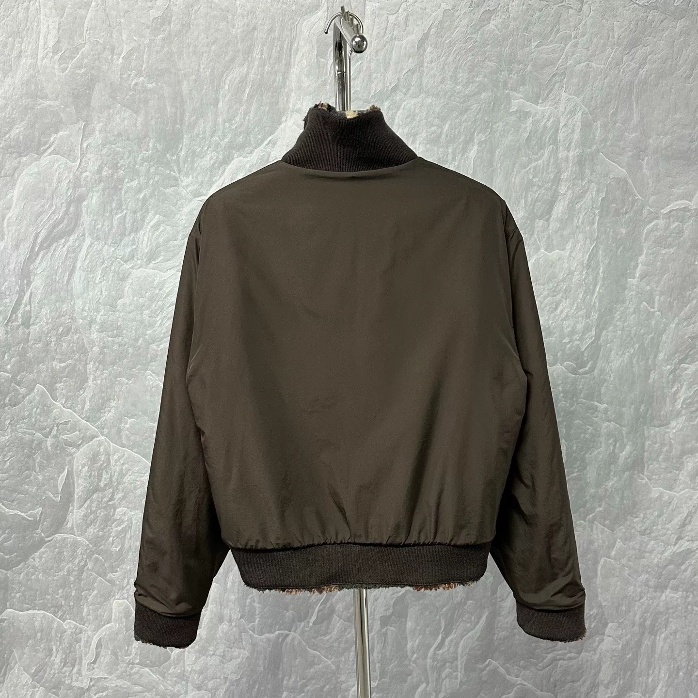 Louis Vuitton FW25 Nigo Teddy Jacket — back