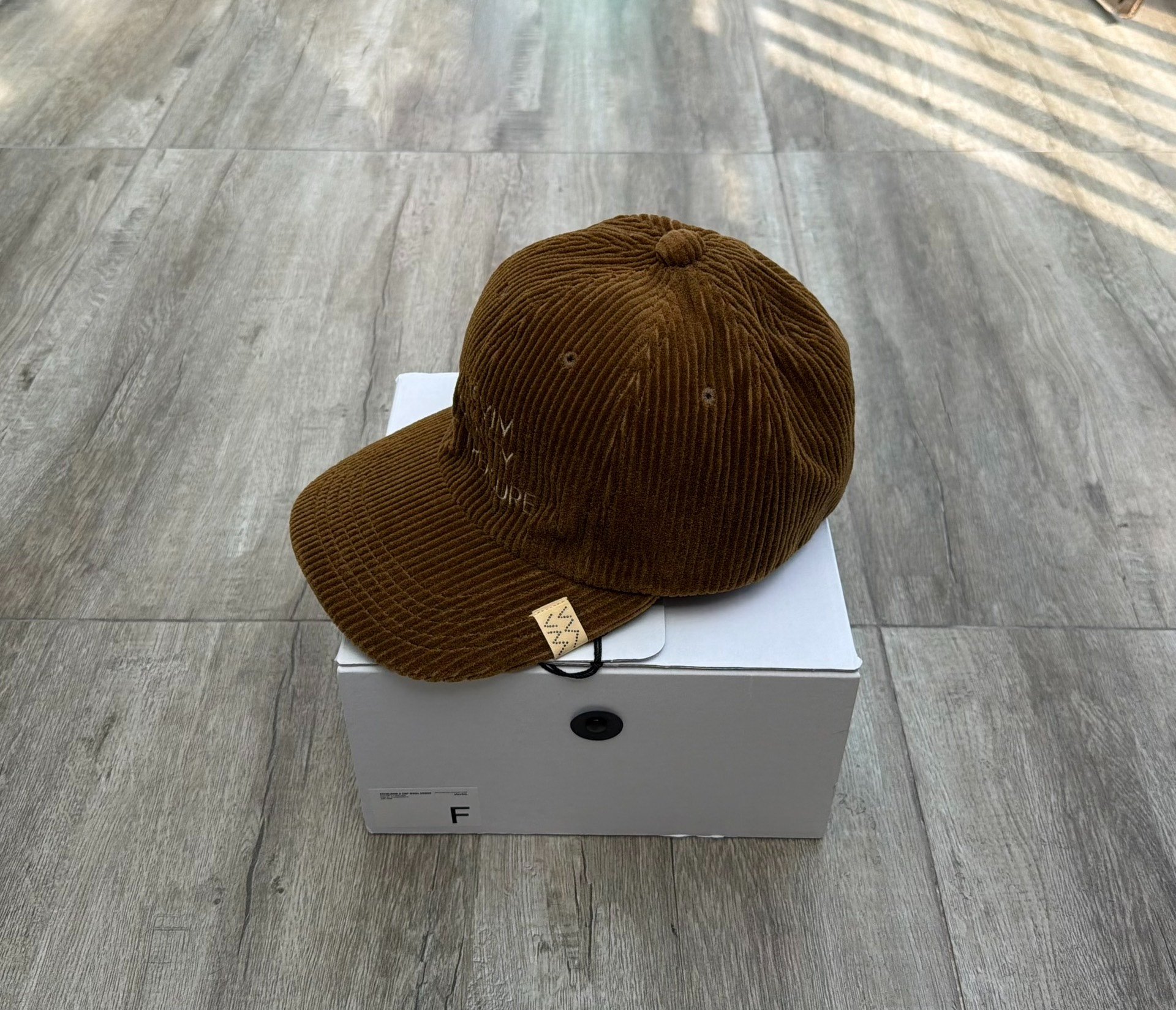 VISVIM EXCELSIOR II CAP WOOL CORDS — front