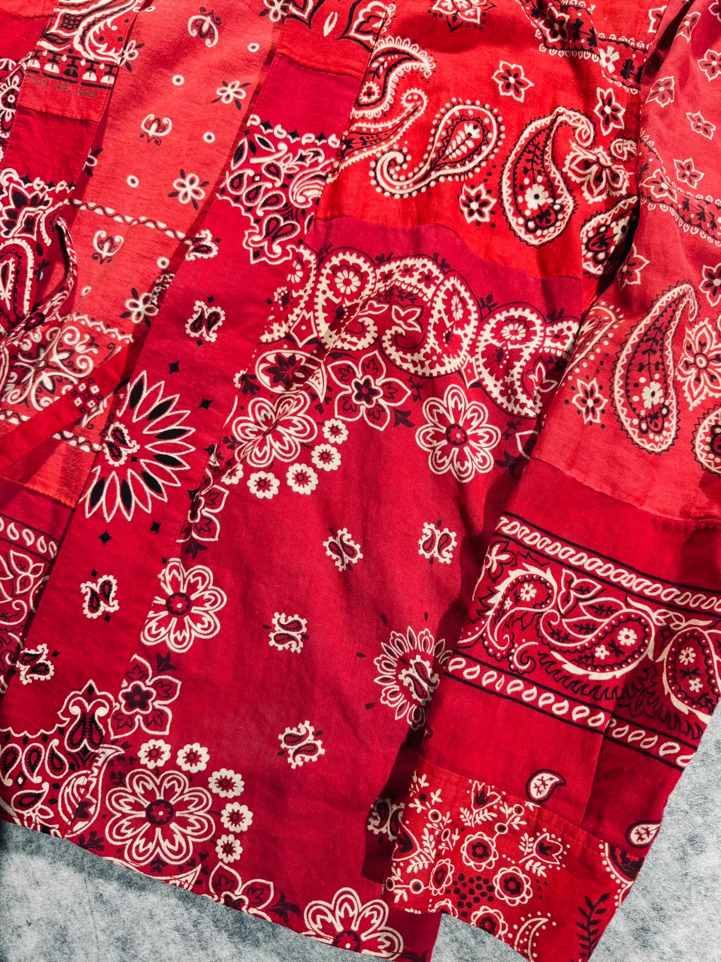visvim I.C.T Bandana Print Robe Shirt — back