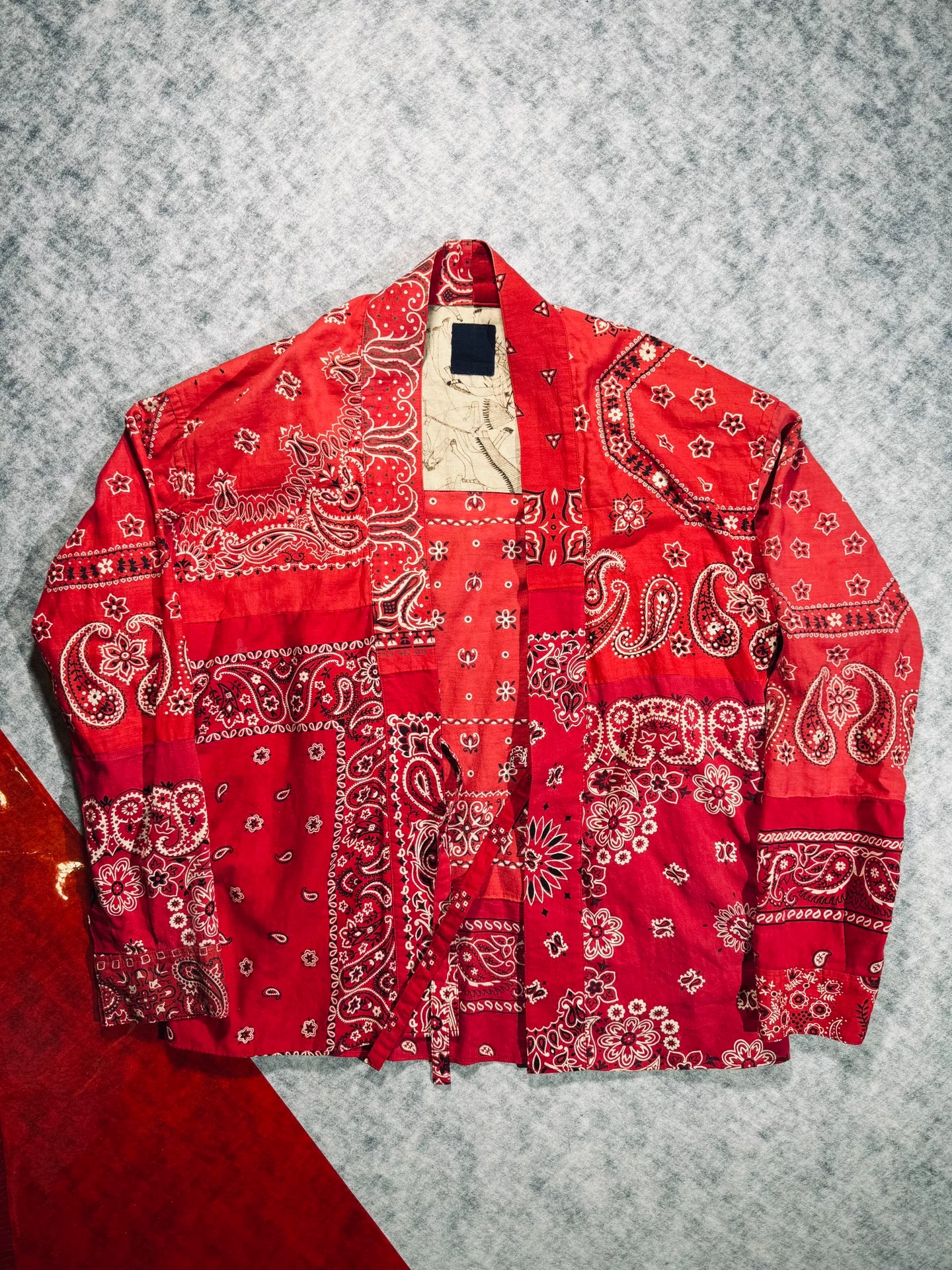 visvim I.C.T Bandana Print Robe Shirt