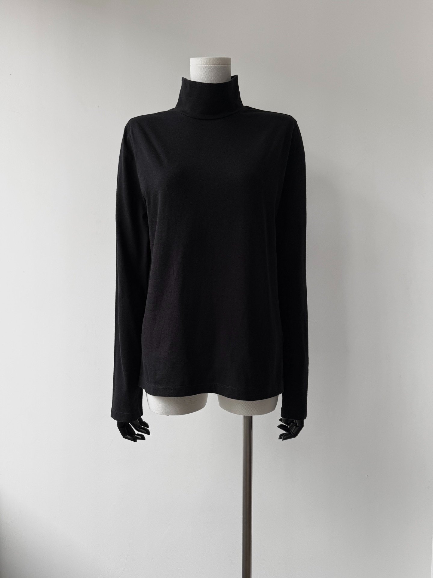 Jean Paul Gaultier Embossed Dragon High Collar Top — front