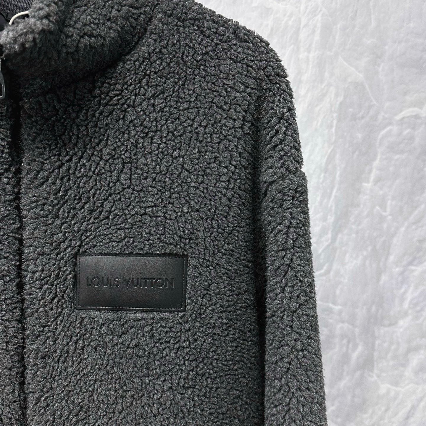 Louis Vuitton SS24 Teddy Zip Jacket — detail