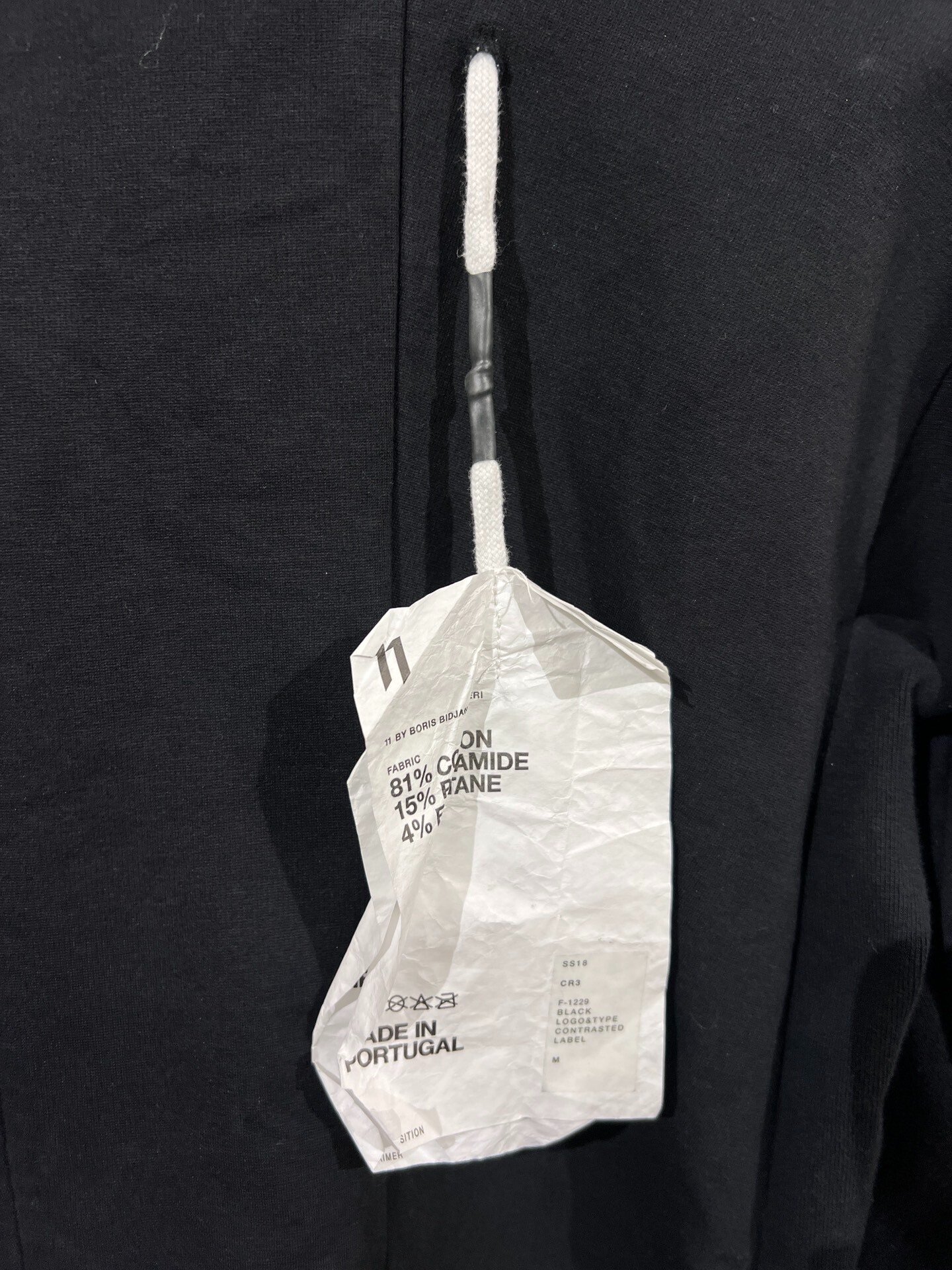Boris Bidjan Saberi 11 Embroidery Sweatshirt — label