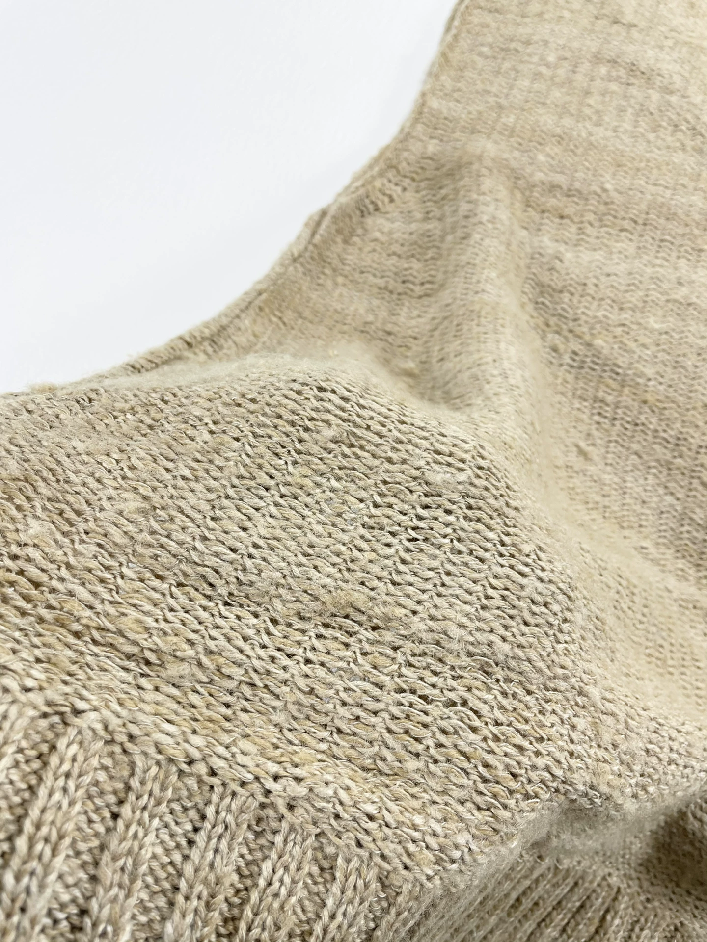 Visvim Tussar Silk V-neck Knitted Vest — back