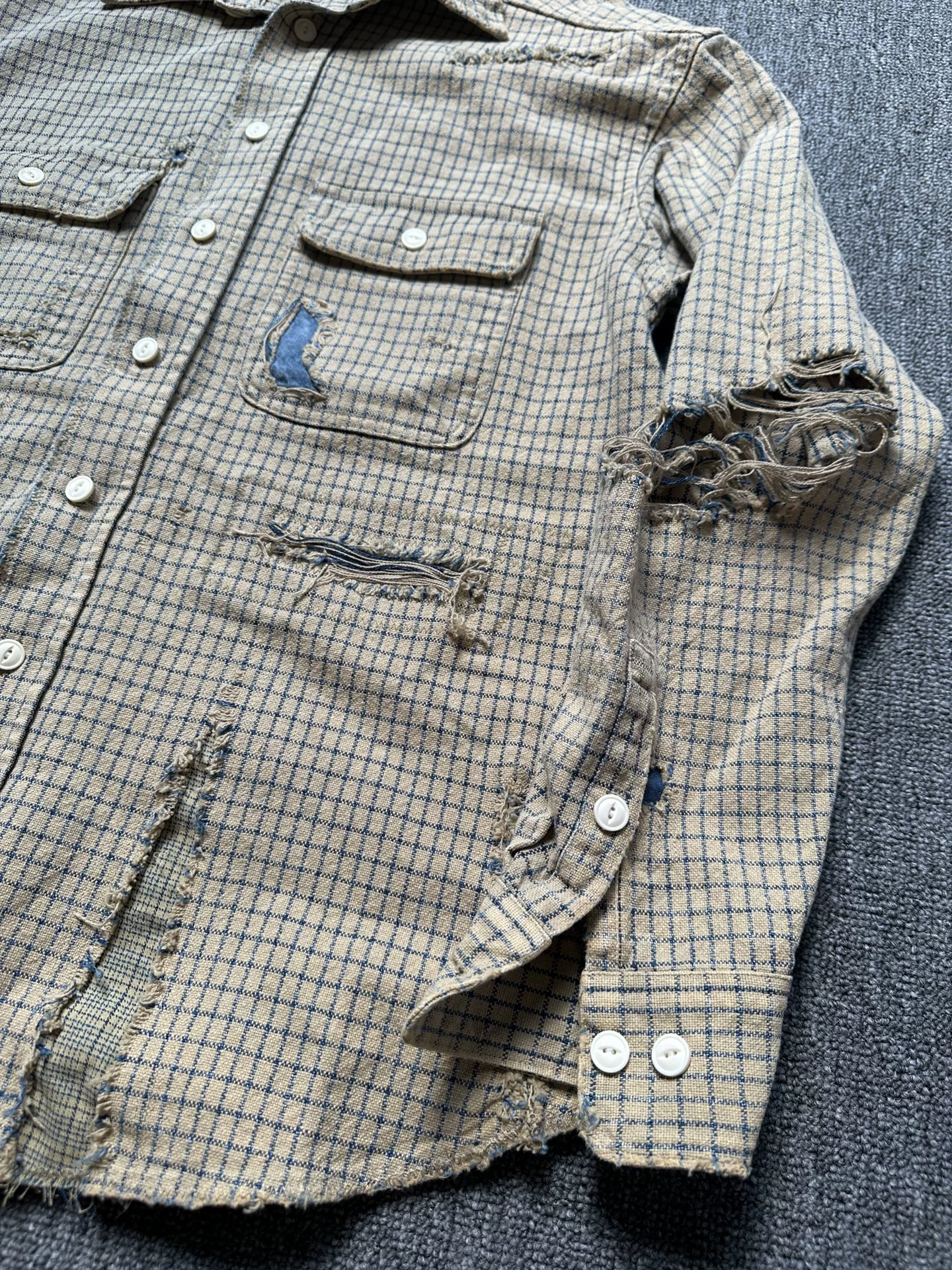 visvim Lumber Crash Checkered Button-Up — front