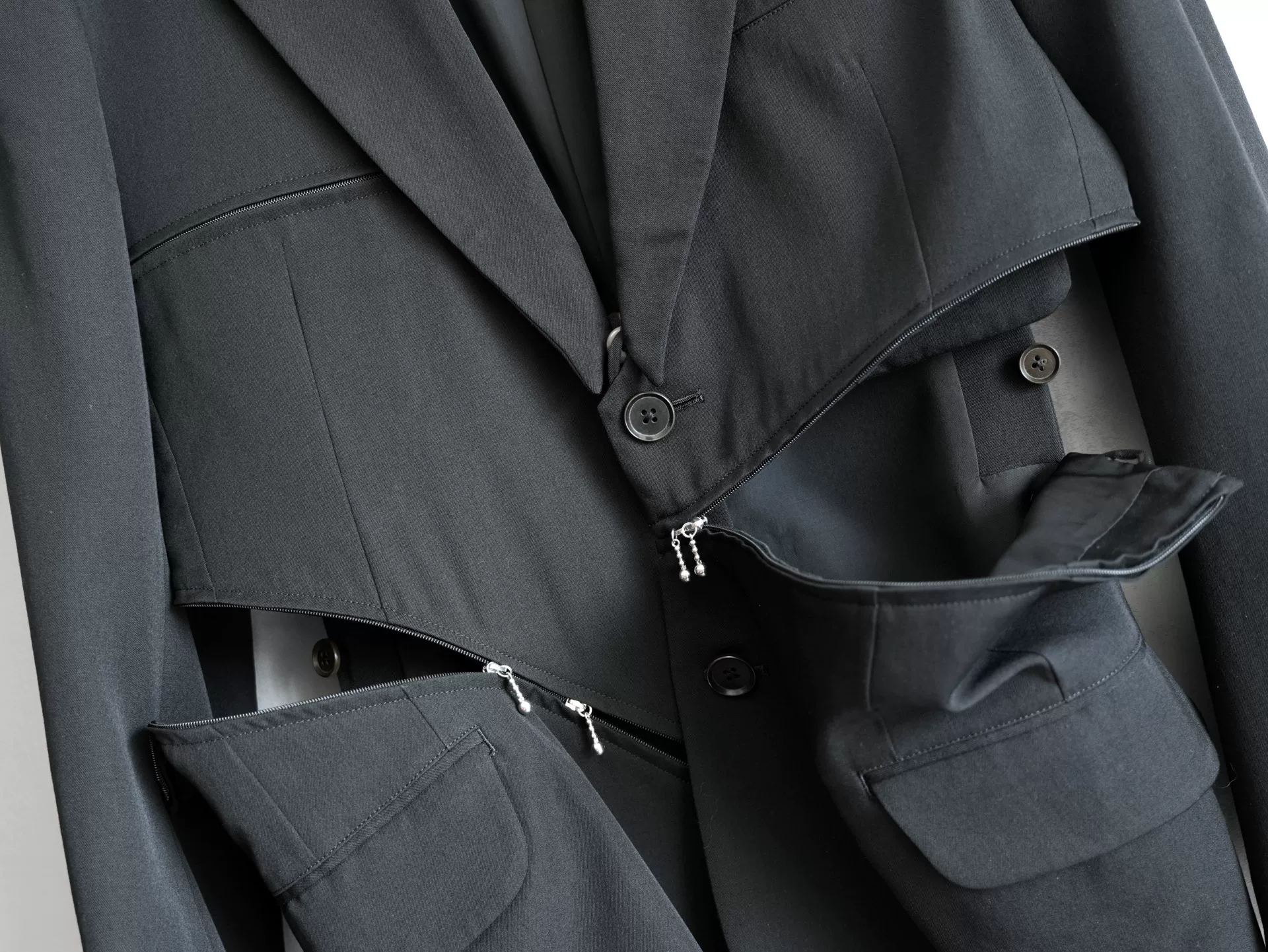 Yohji Yamamoto 08AW Runway Deconstructed Jacket — back
