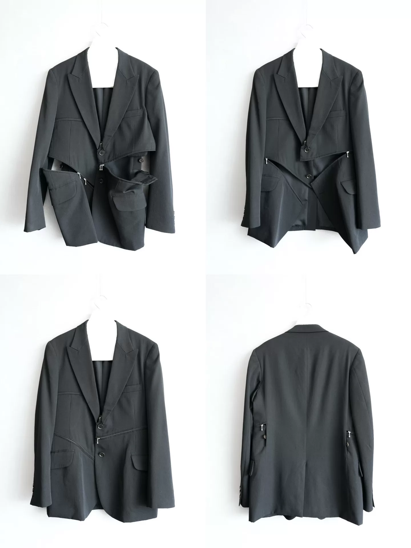 Yohji Yamamoto 08AW Runway Deconstructed Jacket — front