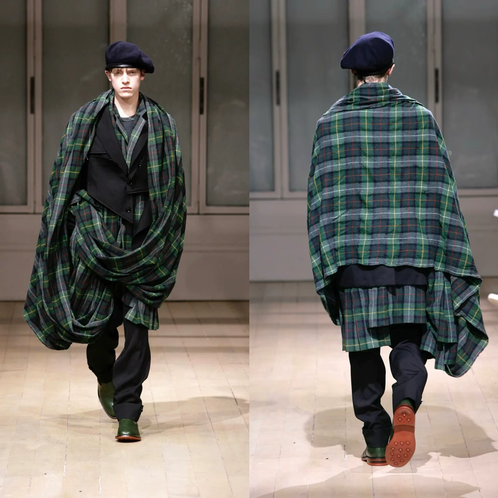 Yohji Yamamoto 08AW Runway Deconstructed Jacket — detail
