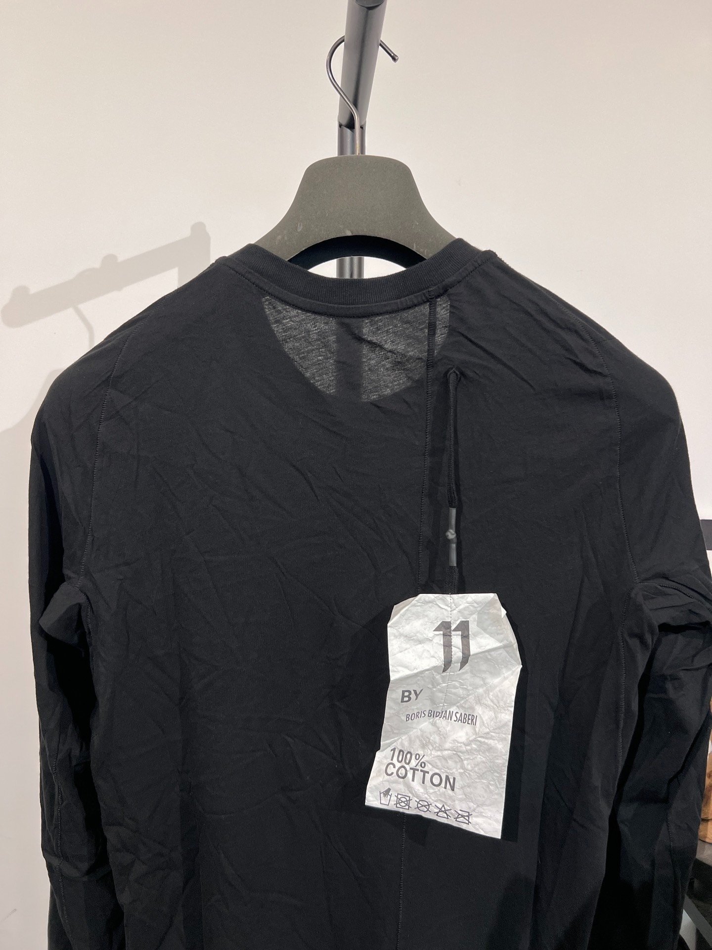 Boris Bidjan Saberi 11by bbs LS3 Floral T-shirt — back