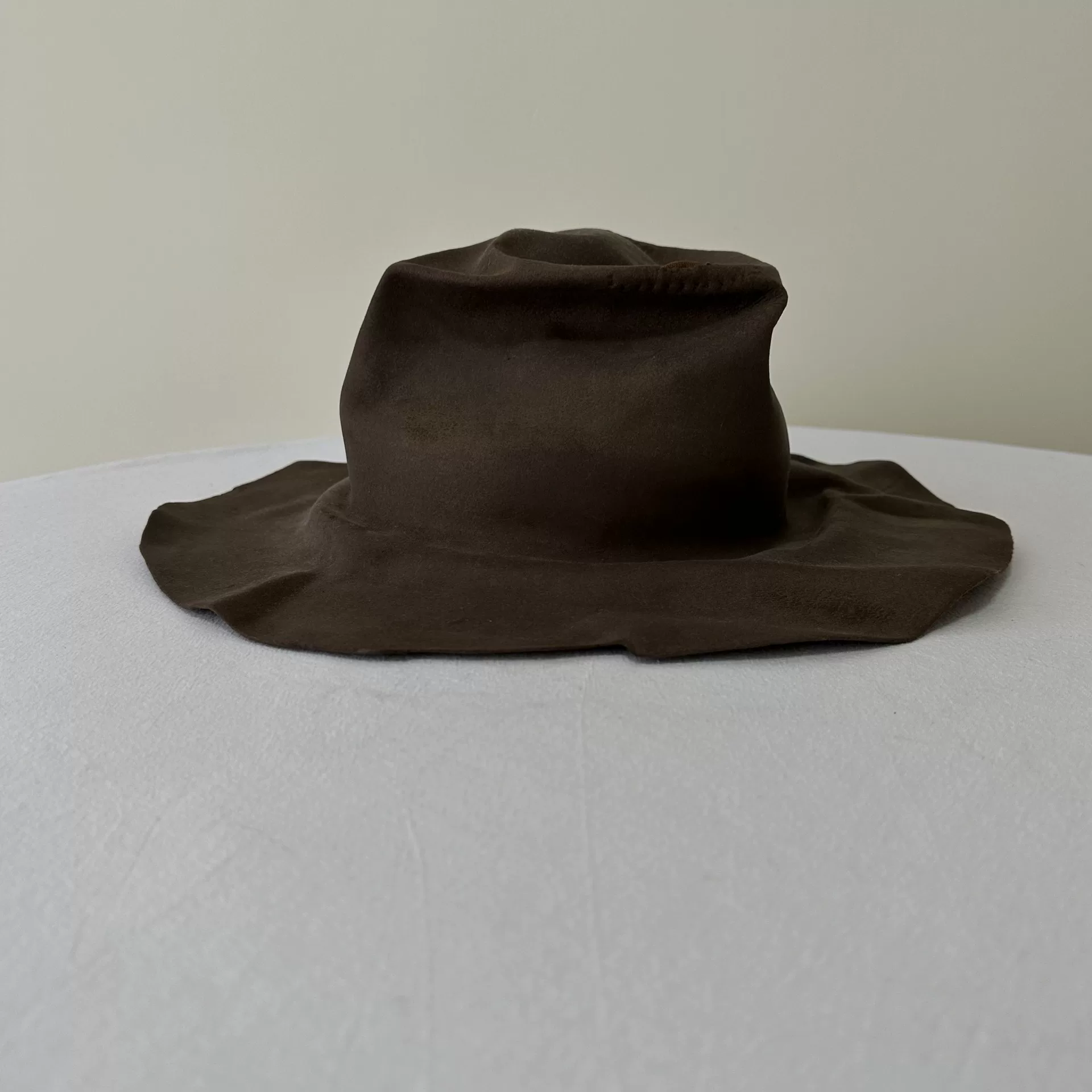 Horisaki Beaver Burned Felt Hat — front