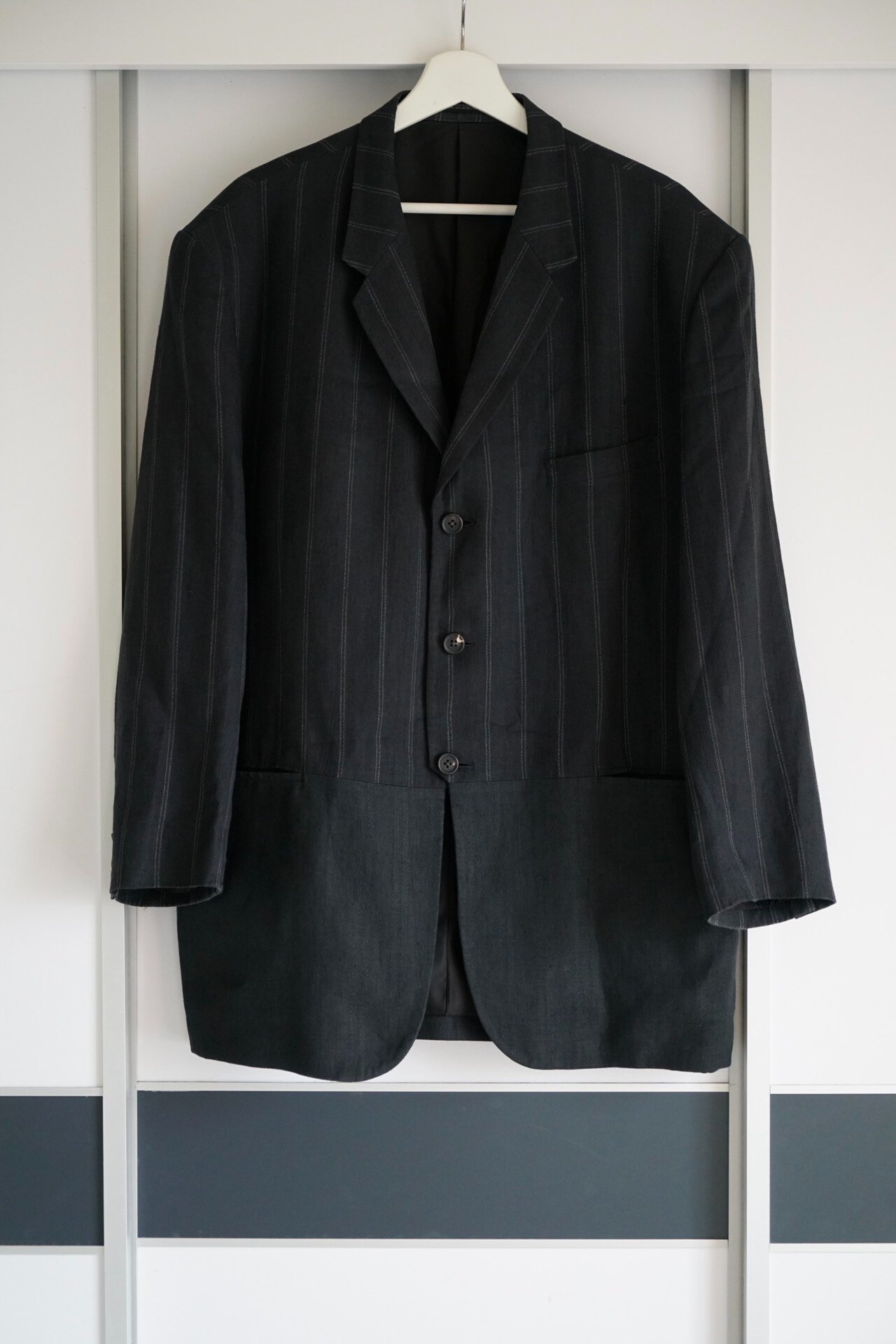 Yohji Yamamoto 94SS Stripe Linen Blazer
