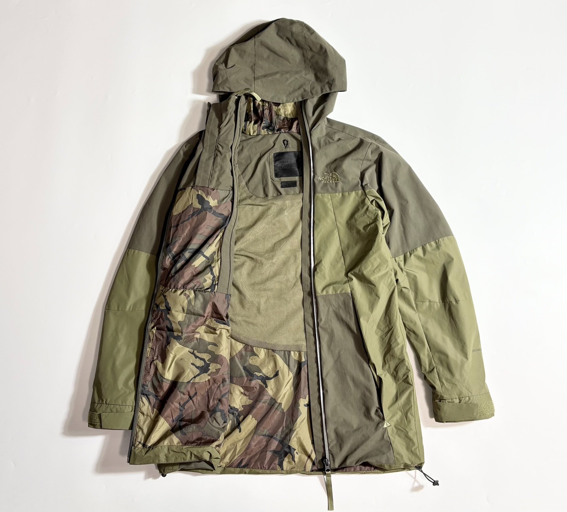 The North Face Olive Green Functional Jacket — front