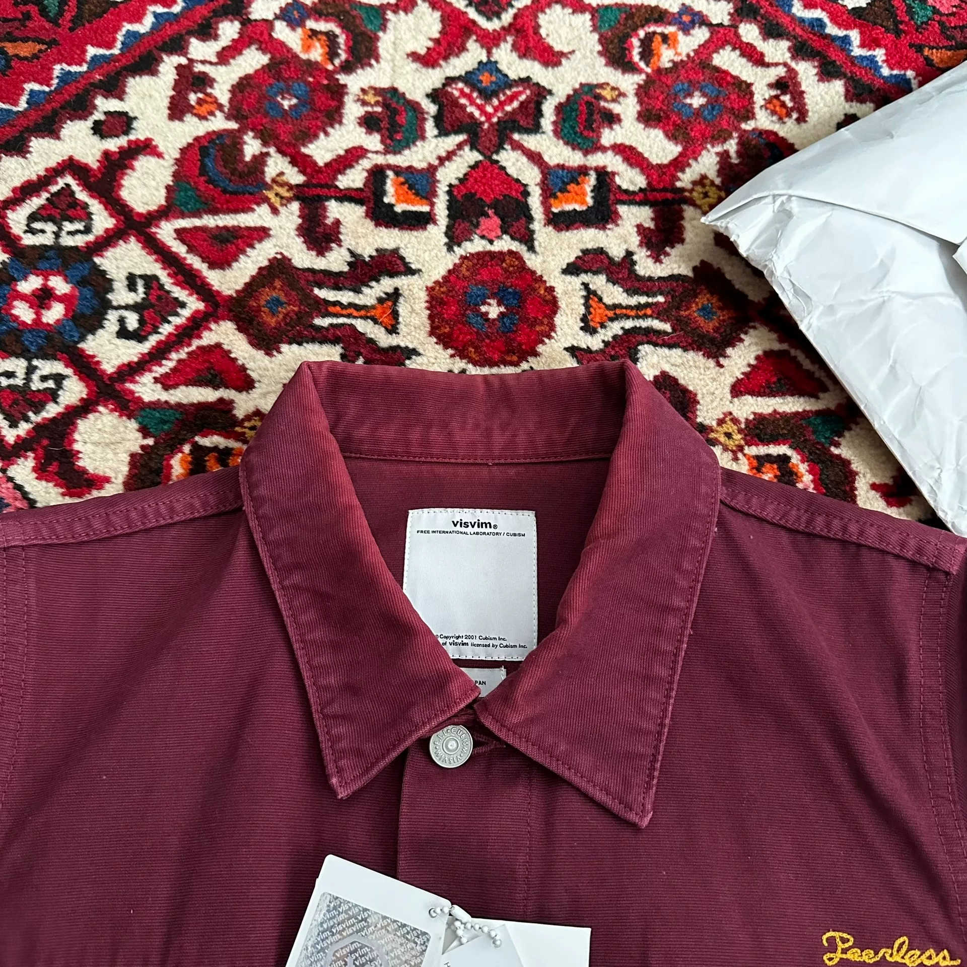 visvim 17AW 101 Jumbo Special Edition — label
