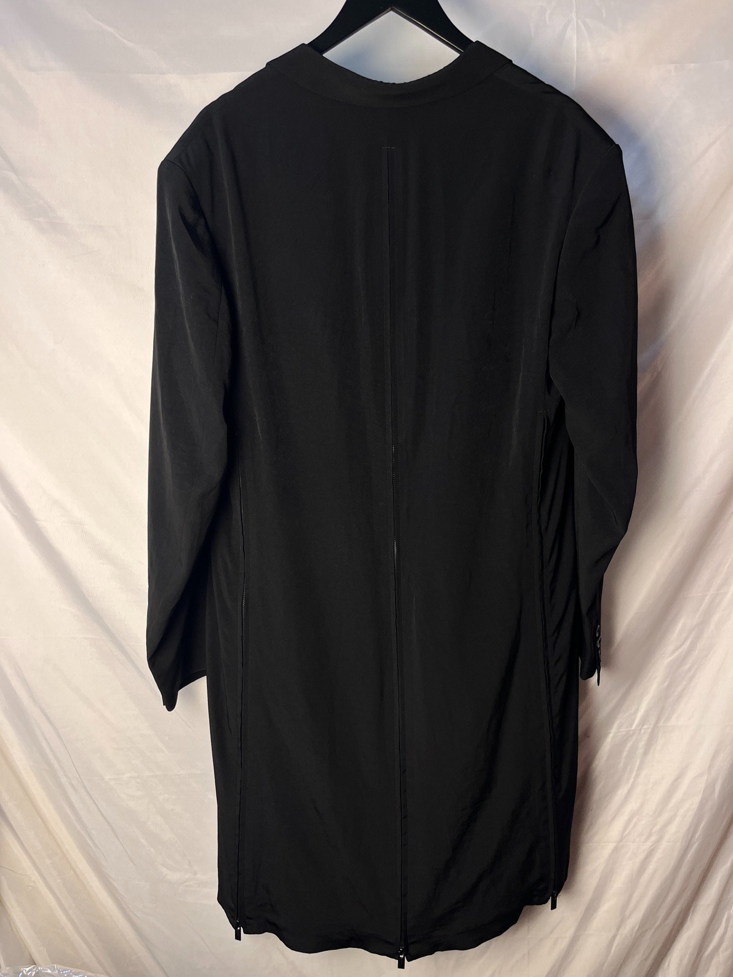 Yohji Yamamoto 25SS Black Coat — detail