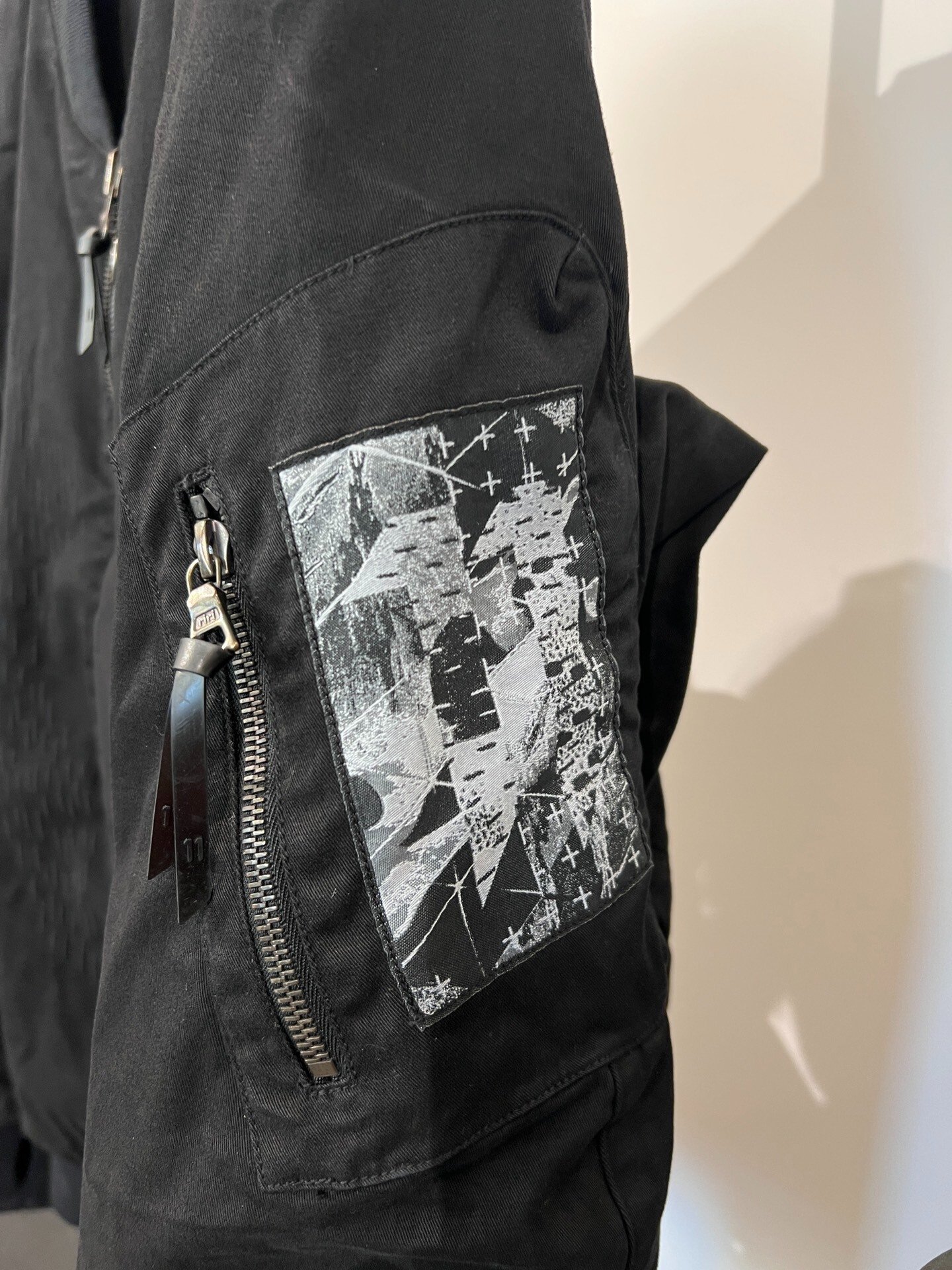 Boris Bidjan Saberi 11by bbs J3 Ma-1 Jacket — back