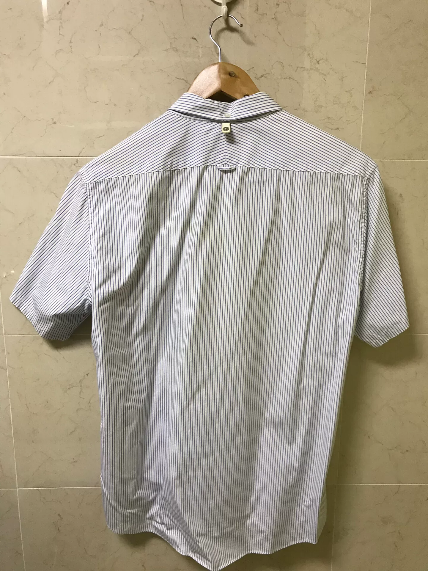 visvim Weld Short-Sleeve Striped Shirt — front