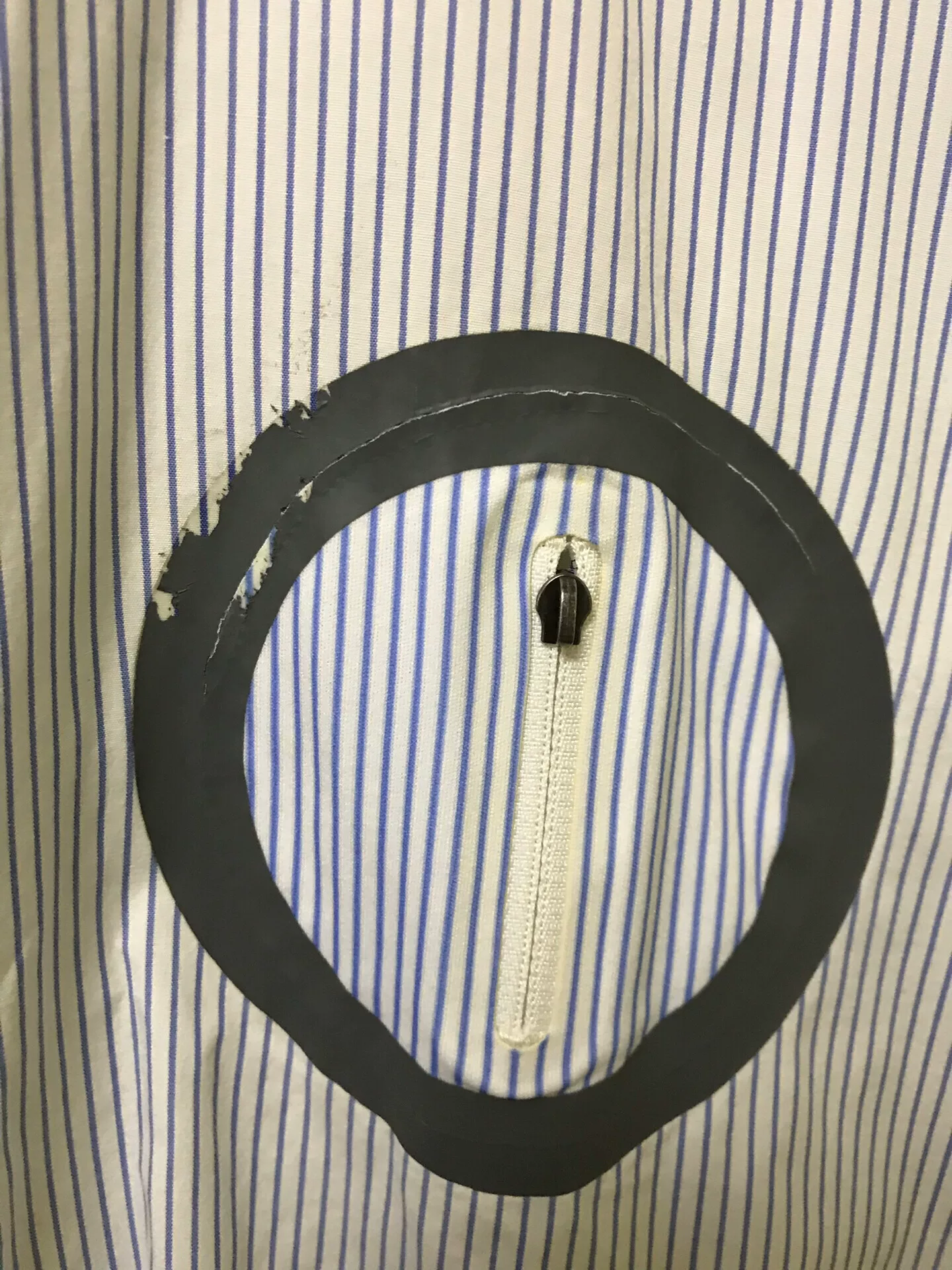 visvim Weld Short-Sleeve Striped Shirt — back