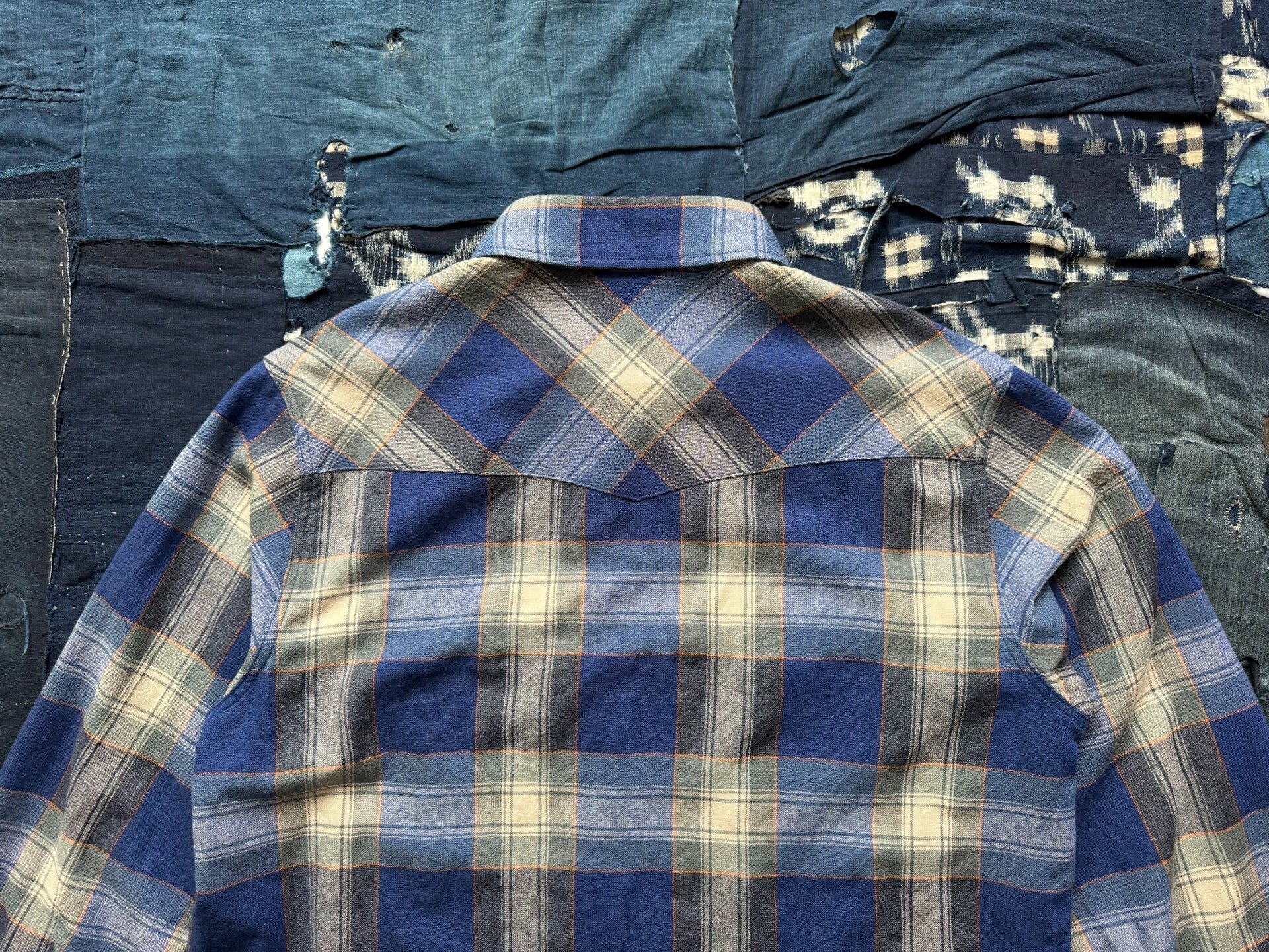 VISVIM 25AW Four Corners Check Shirt Cardigan — label