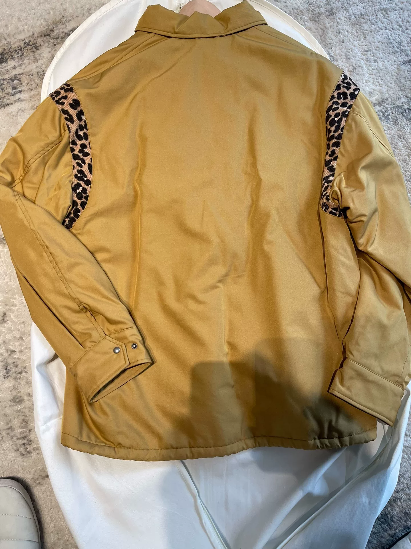 visvim 24AW Leopard Coach Jacket — label
