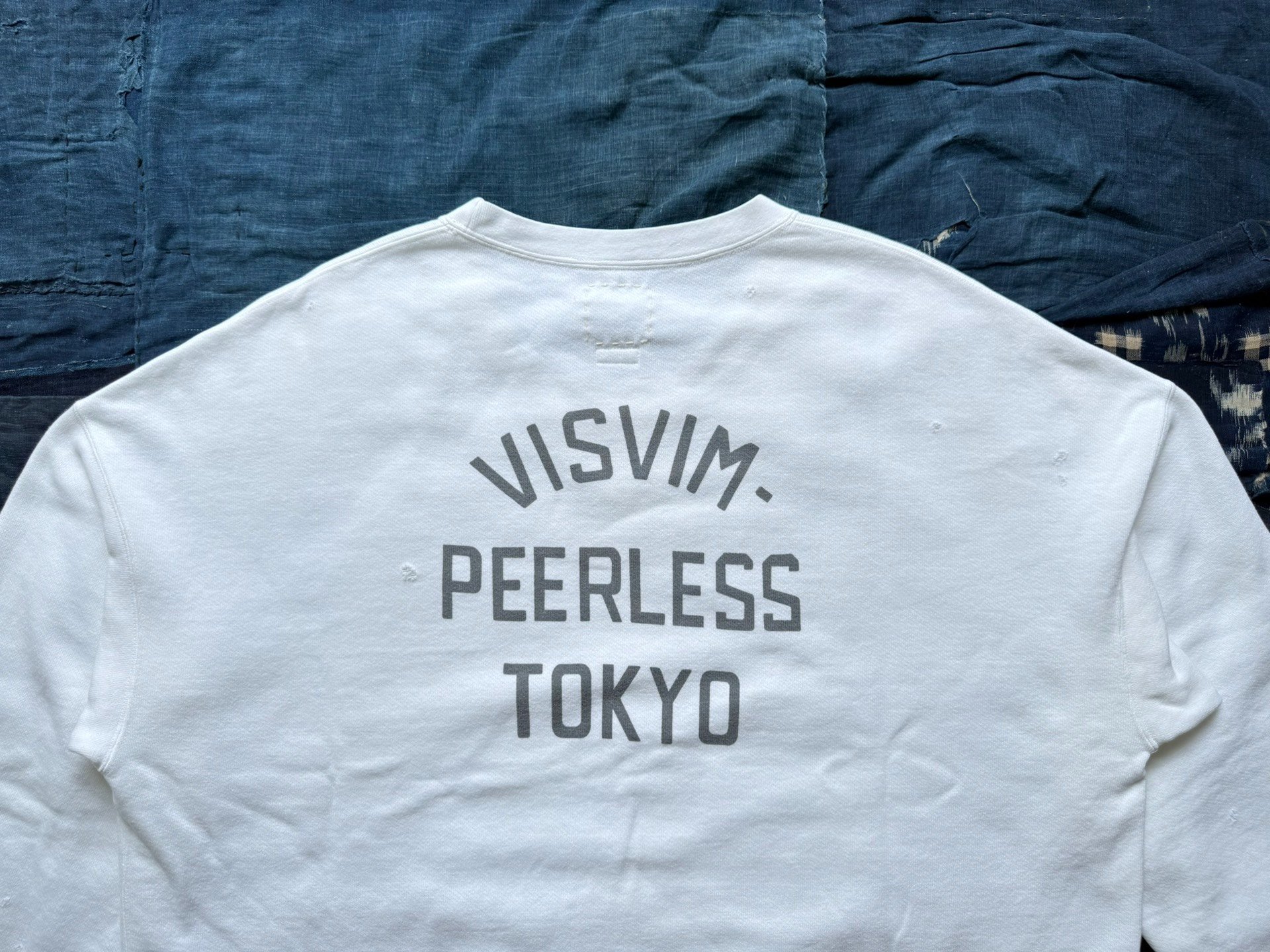 visvim 24SS Spot Jumbo SB Crewneck Sweatshirt — detail