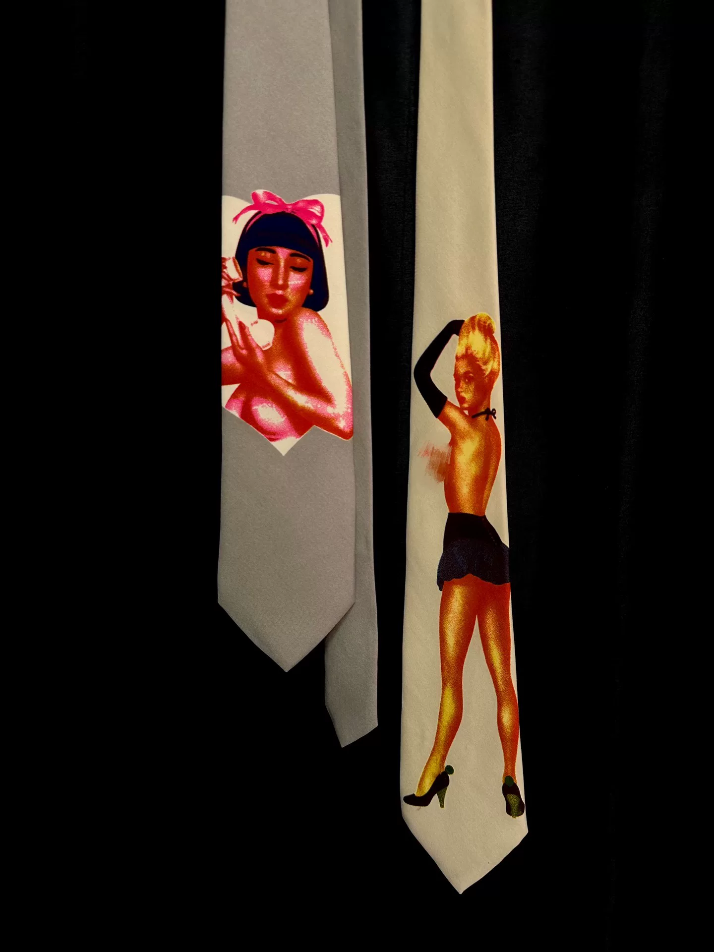 Yohji Yamamoto 1991AW Telephone Girl Tie — front