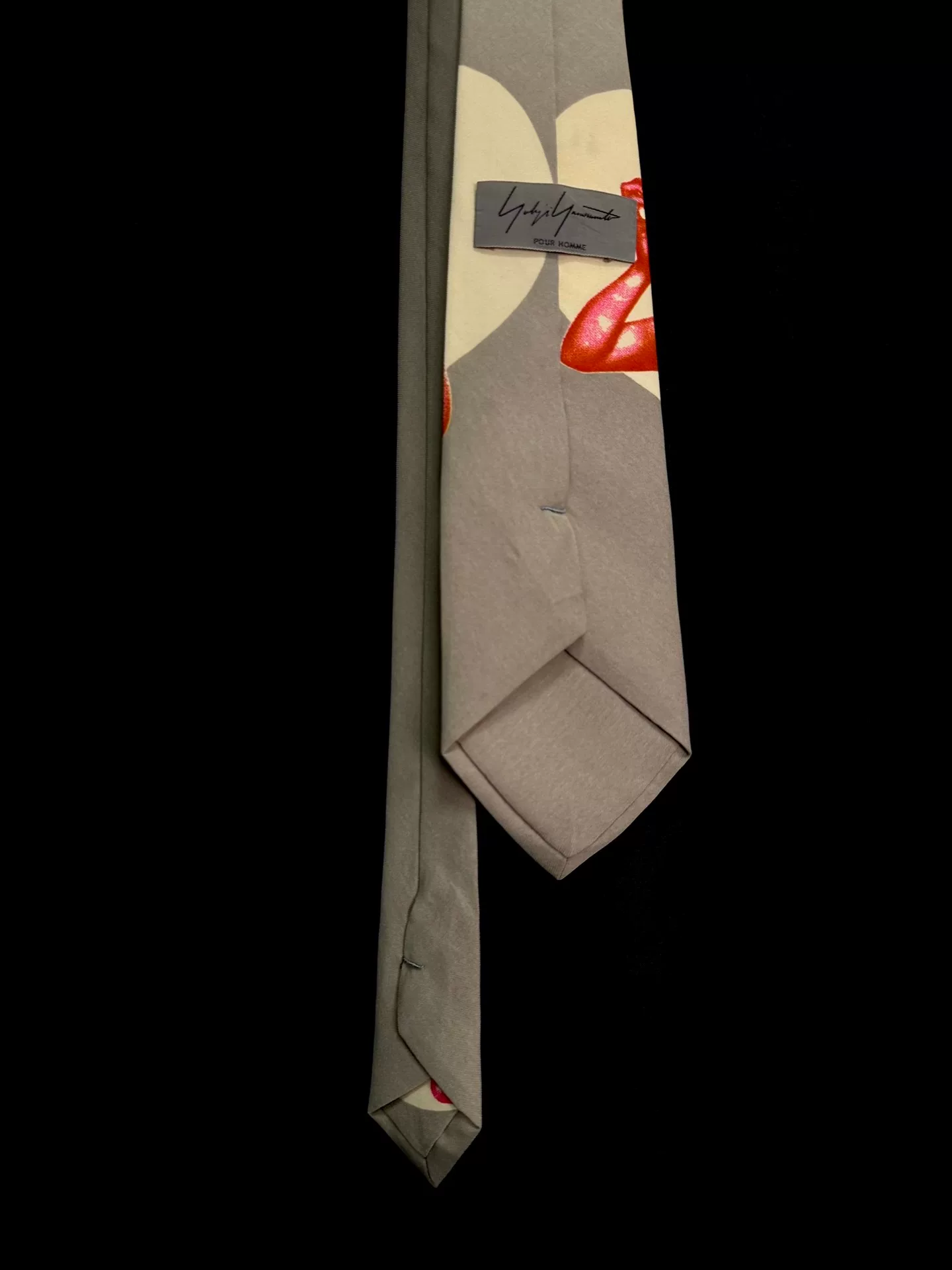 Yohji Yamamoto 1991AW Telephone Girl Tie — back