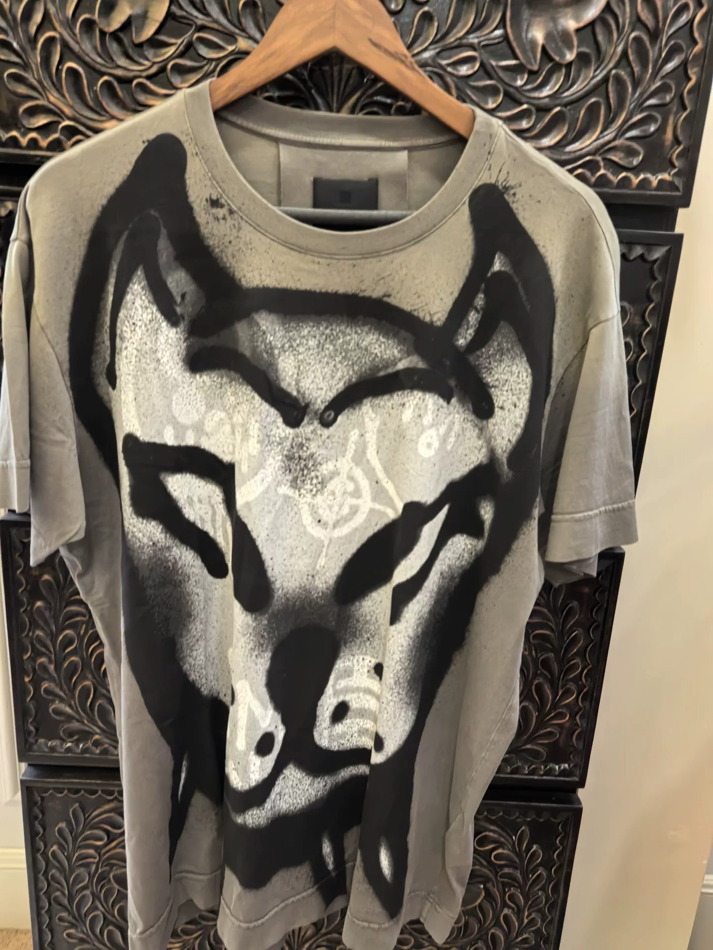 Givenchy x Chito Dog Head Graffiti T-shirt