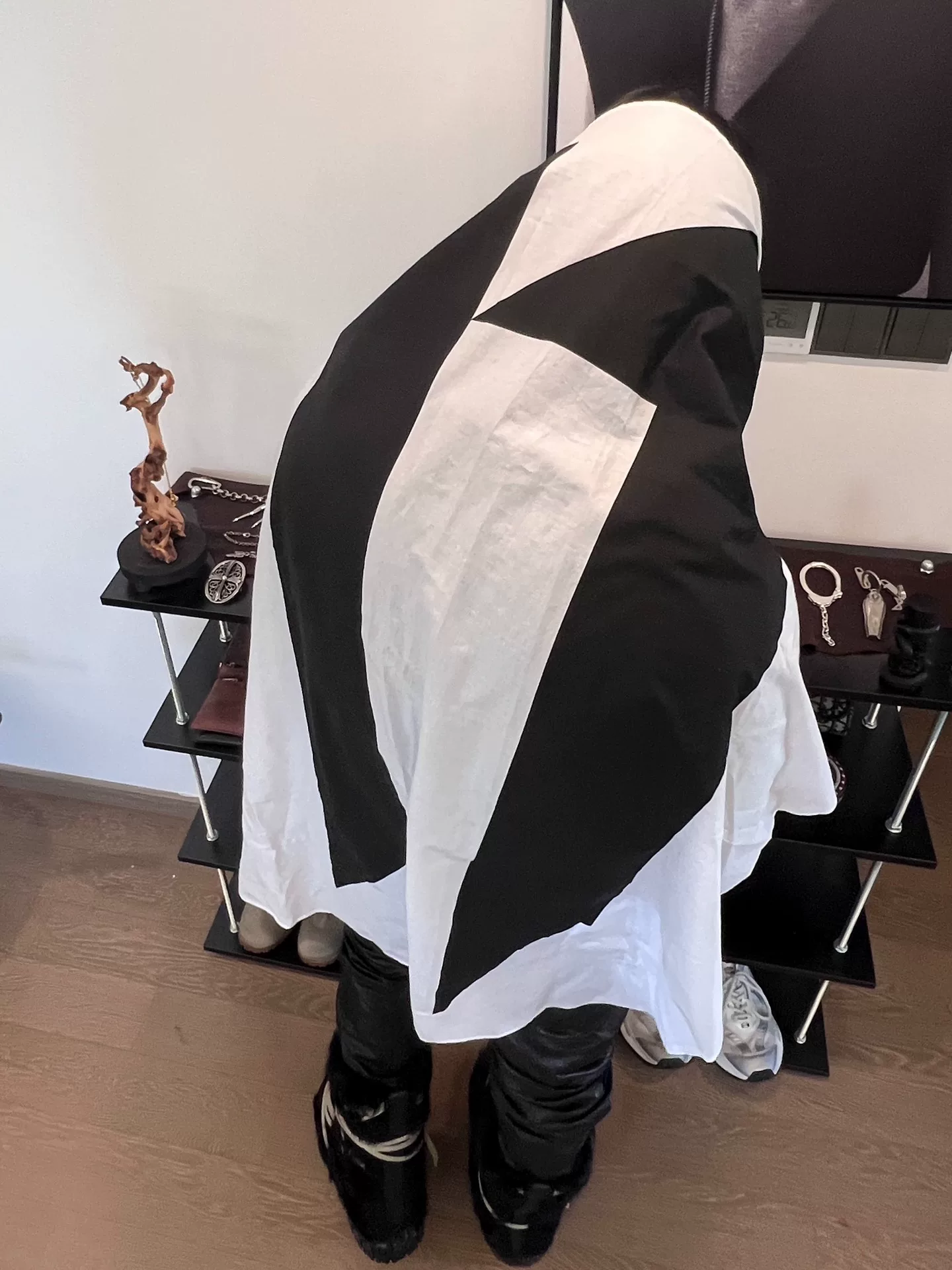 Boris Bidjan Saberi 11 Print Scarf — back